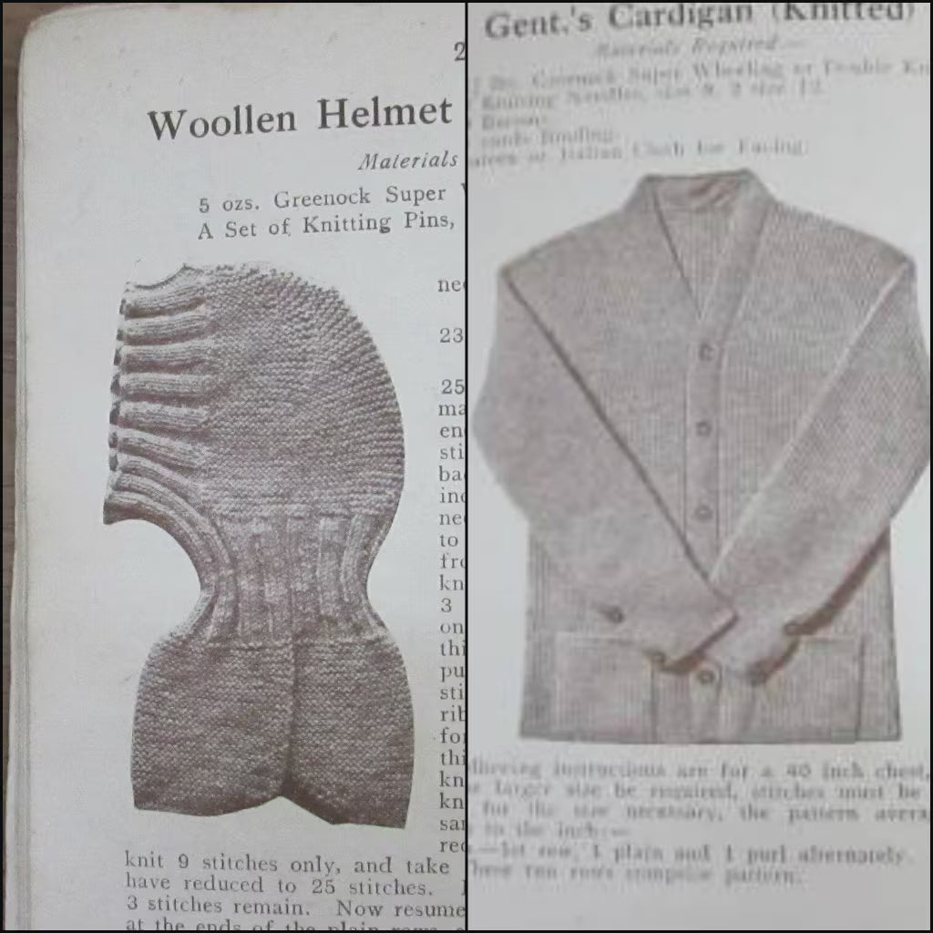 Greenock Handbook of Knitting and Crocheting, from Scotch Wool & Hosiery Stores (Softback, 1931)