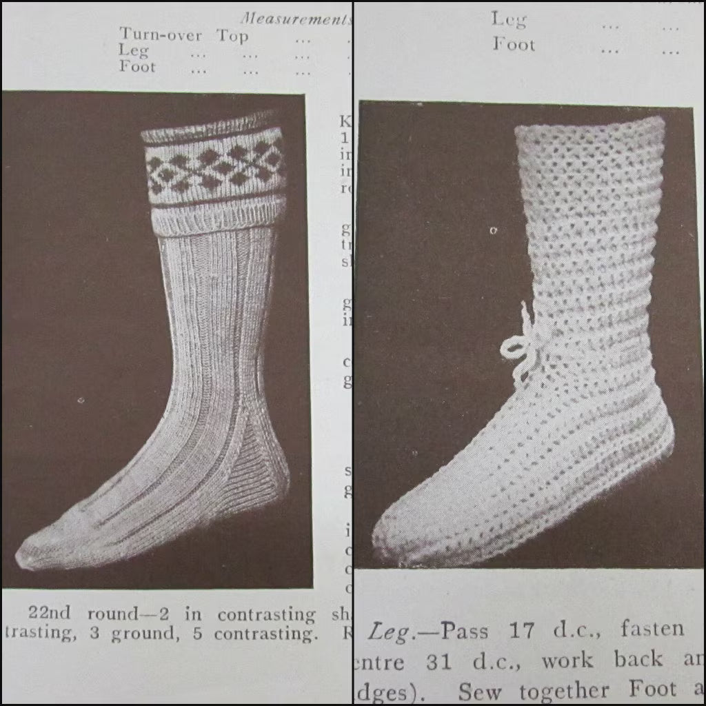 Greenock Handbook of Knitting and Crocheting, from Scotch Wool & Hosiery Stores (Softback, 1931)