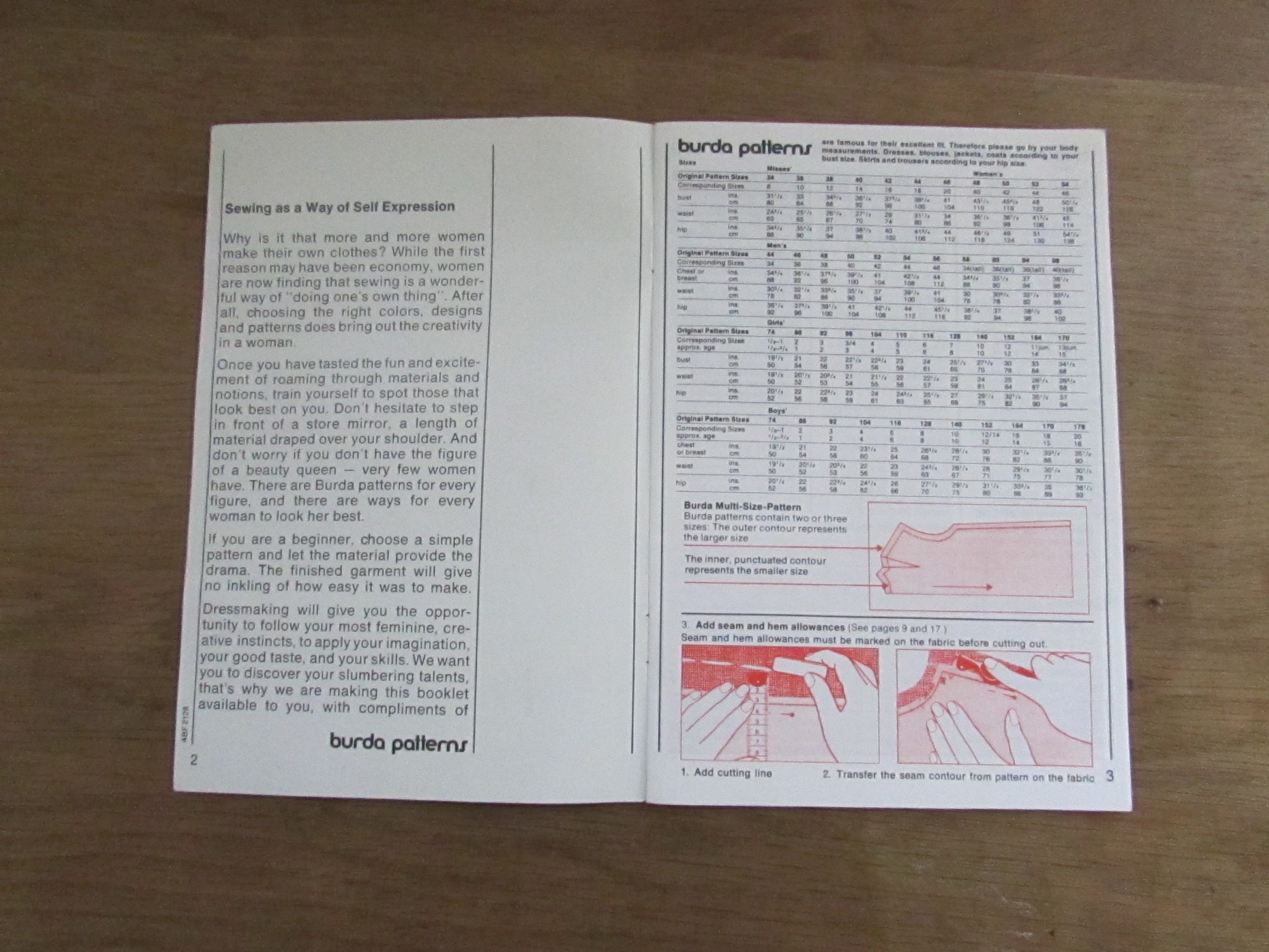 Burda Sew Your Way to Fashion: tips & instructions for perfect home sewing (Softback, 1978)