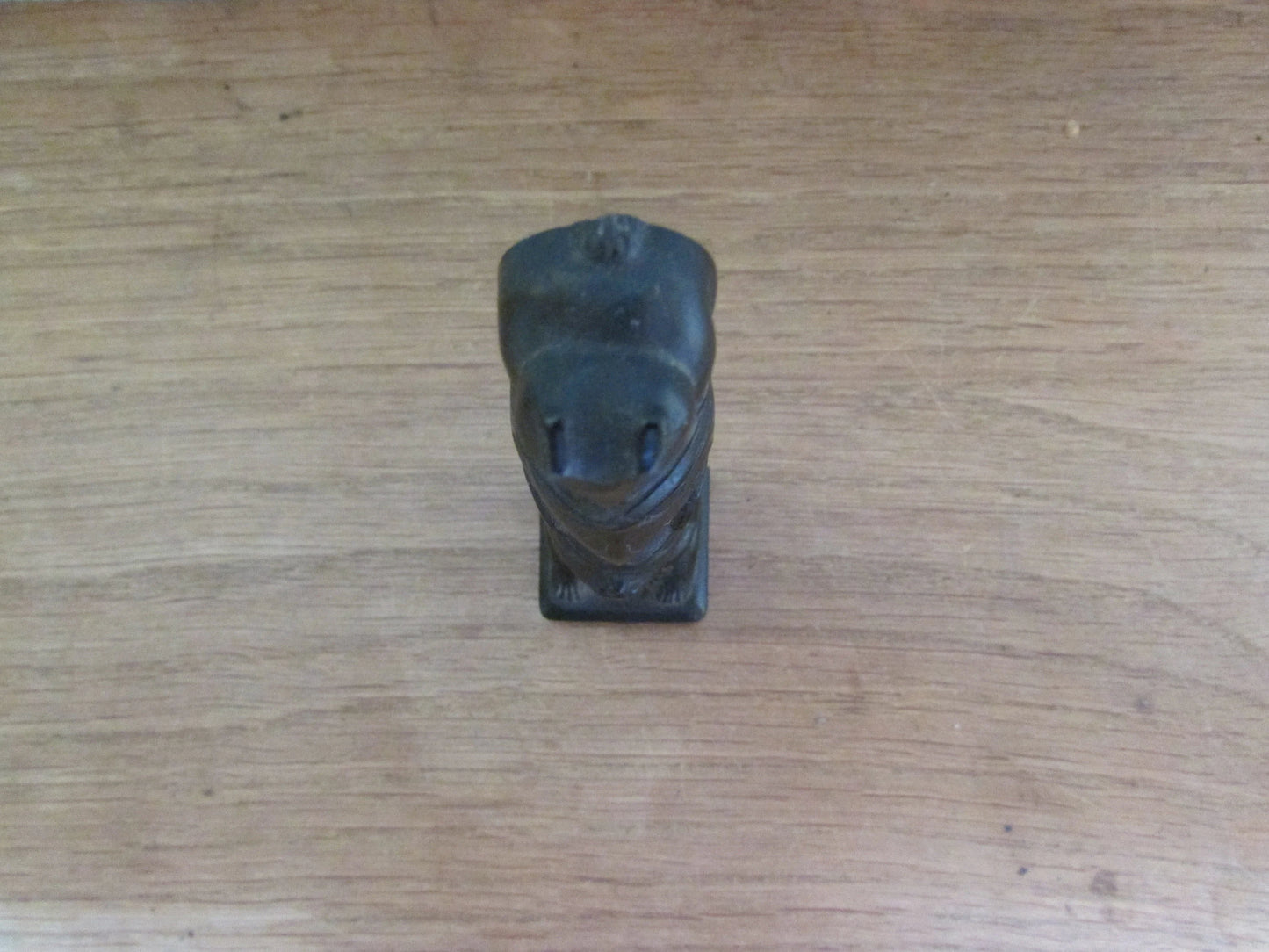 Vintage BOMA Canada carved resin totem pole ornament