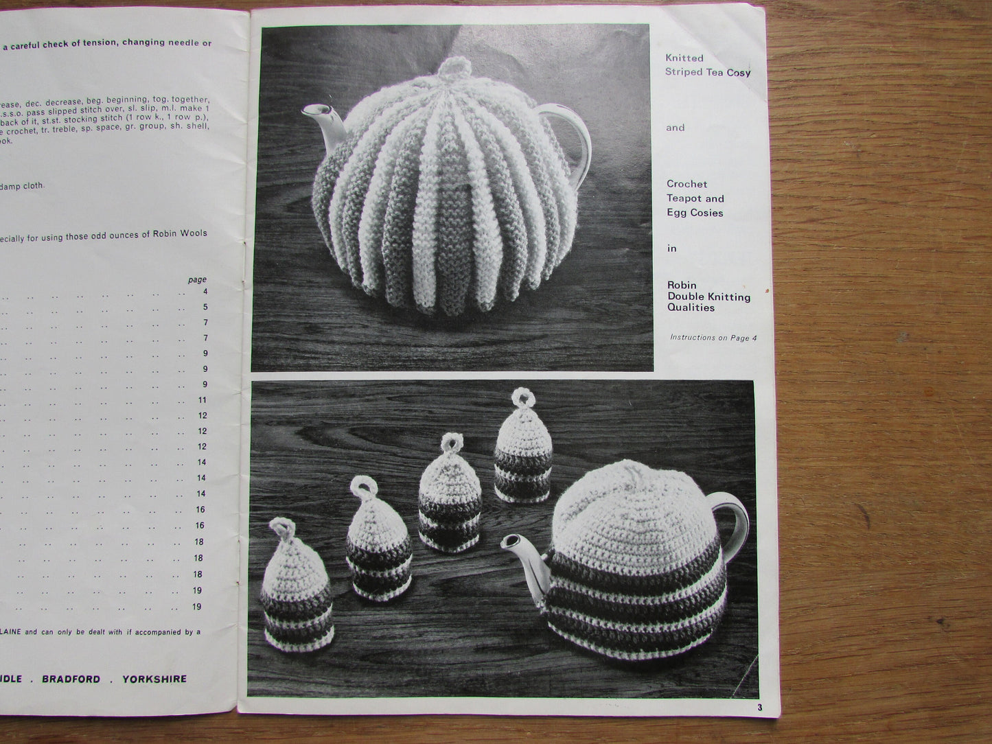 1970s Robin 'Oddies' 2040 knitting & crochet pattern booklet