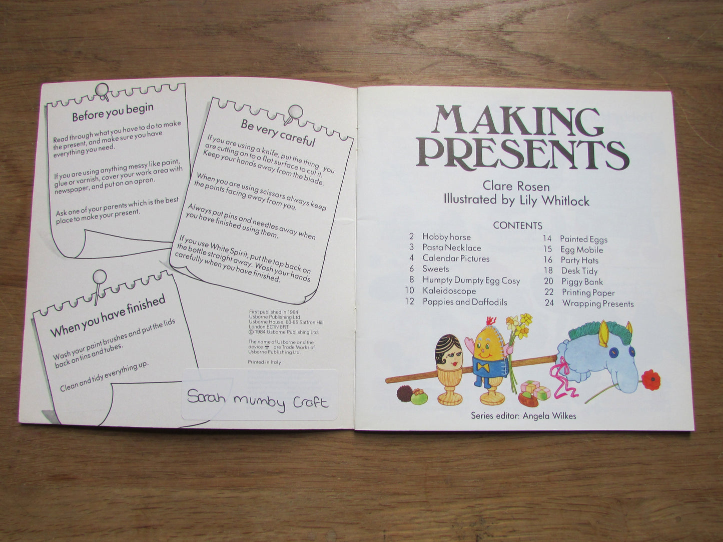 Usborne Making Presents, by Clare Rosen (Softback, 1984)