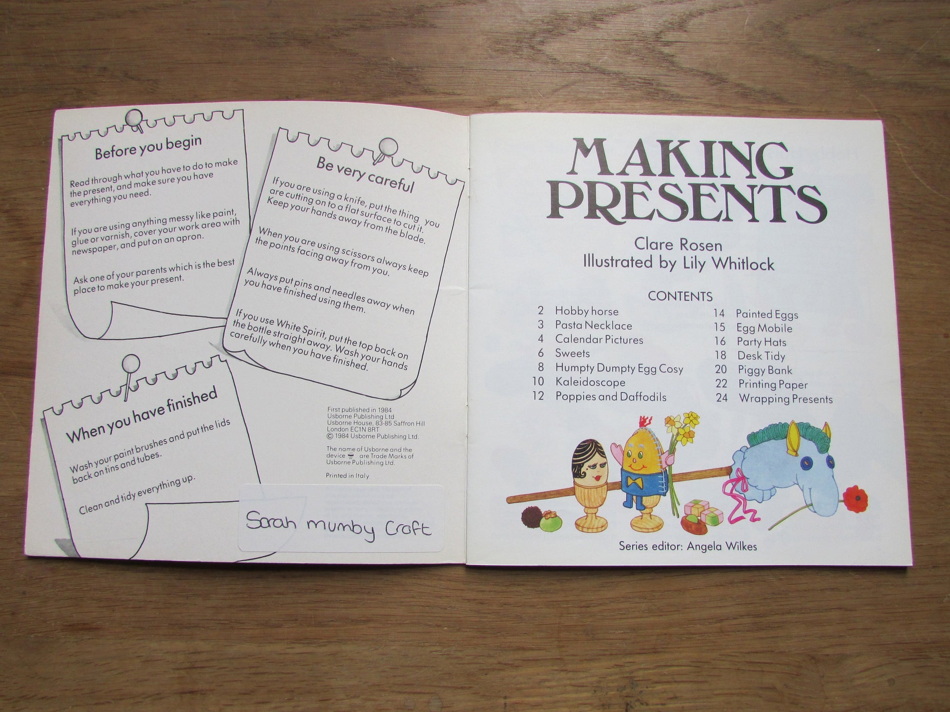 Usborne Making Presents, by Clare Rosen (Softback, 1984)