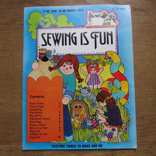 Sewing is Fun: Exciting things to make & do, by Eve Harlow (Softback, 1977)