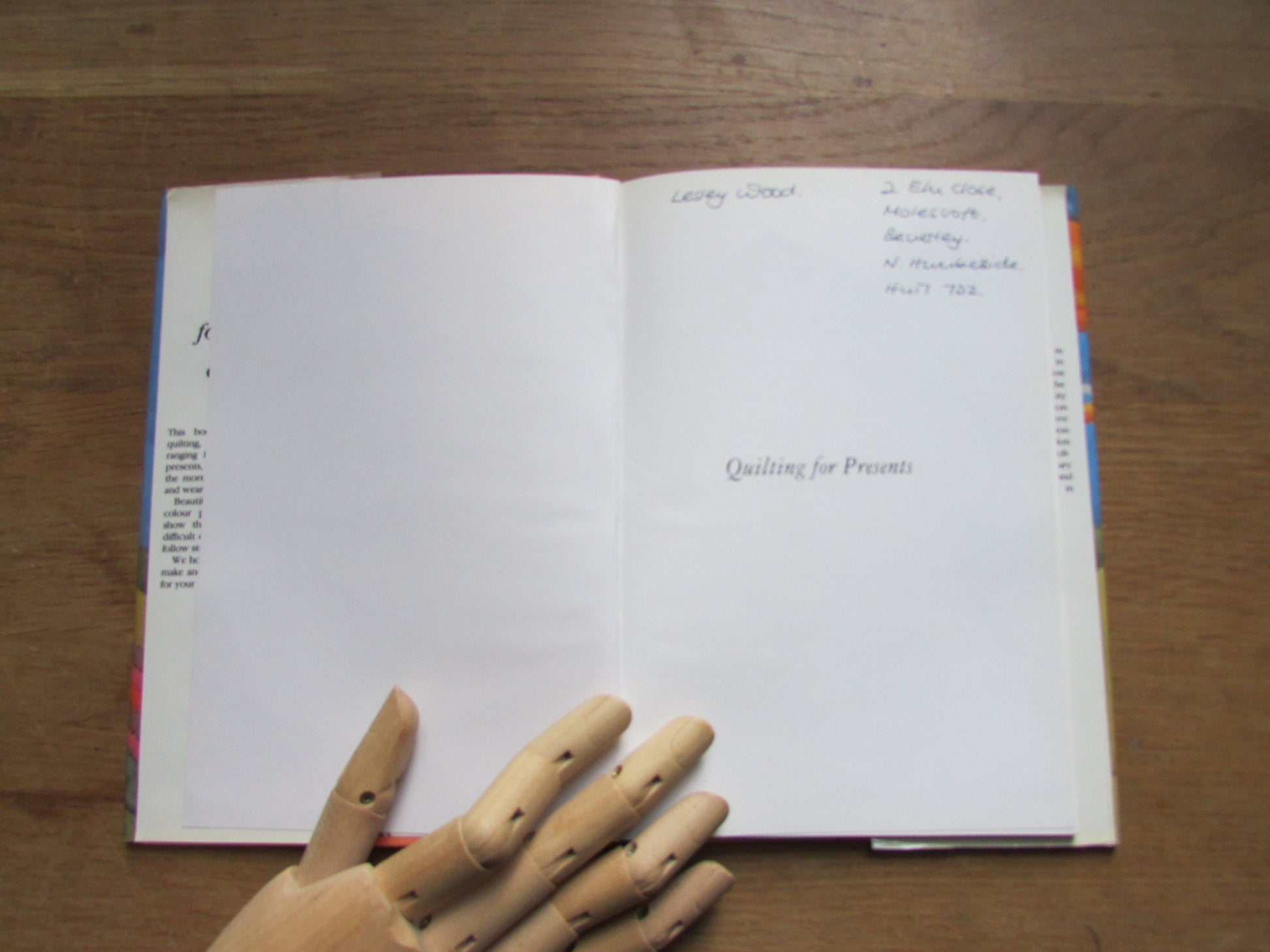 Quilting for Presents, by Wendy Jackson (Hardback, 1986)