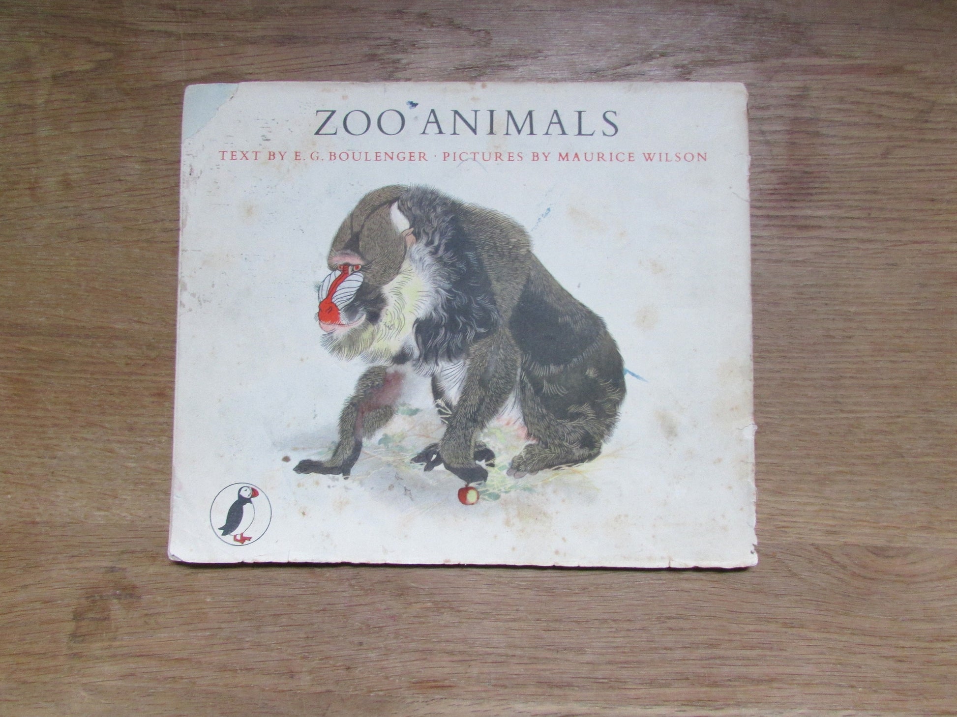 Zoo Animals, by E.G Boulenger (Softback, 1948)