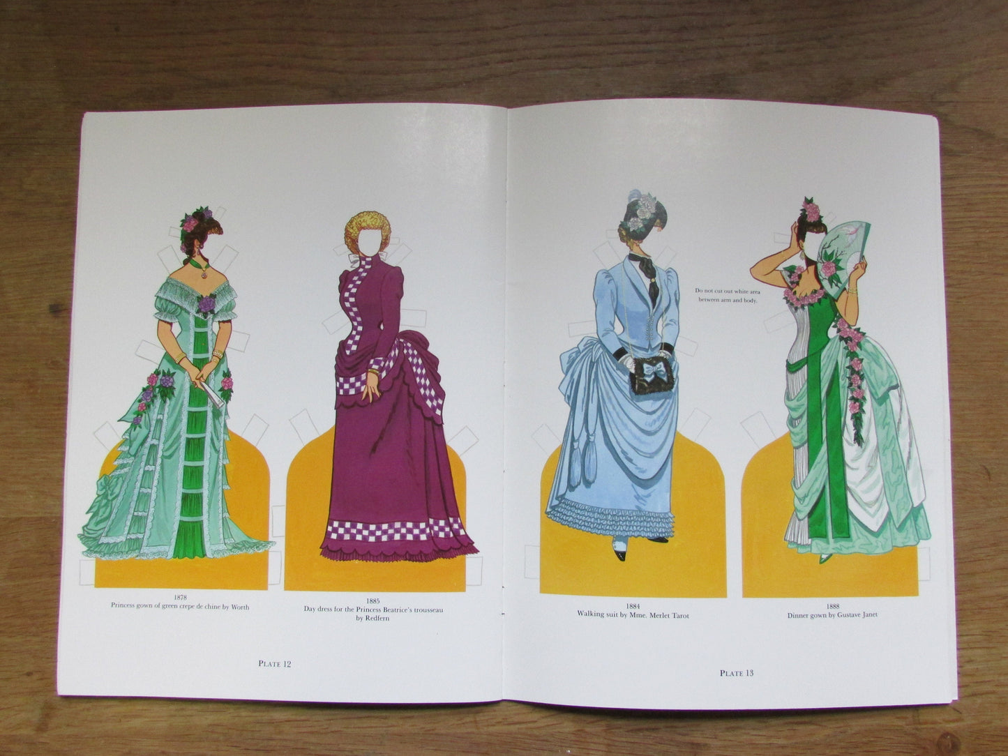 Great Fashion Designs of the Victorian Era - paper dolls in full colour, by Tom Tierney (Softback, 1987)