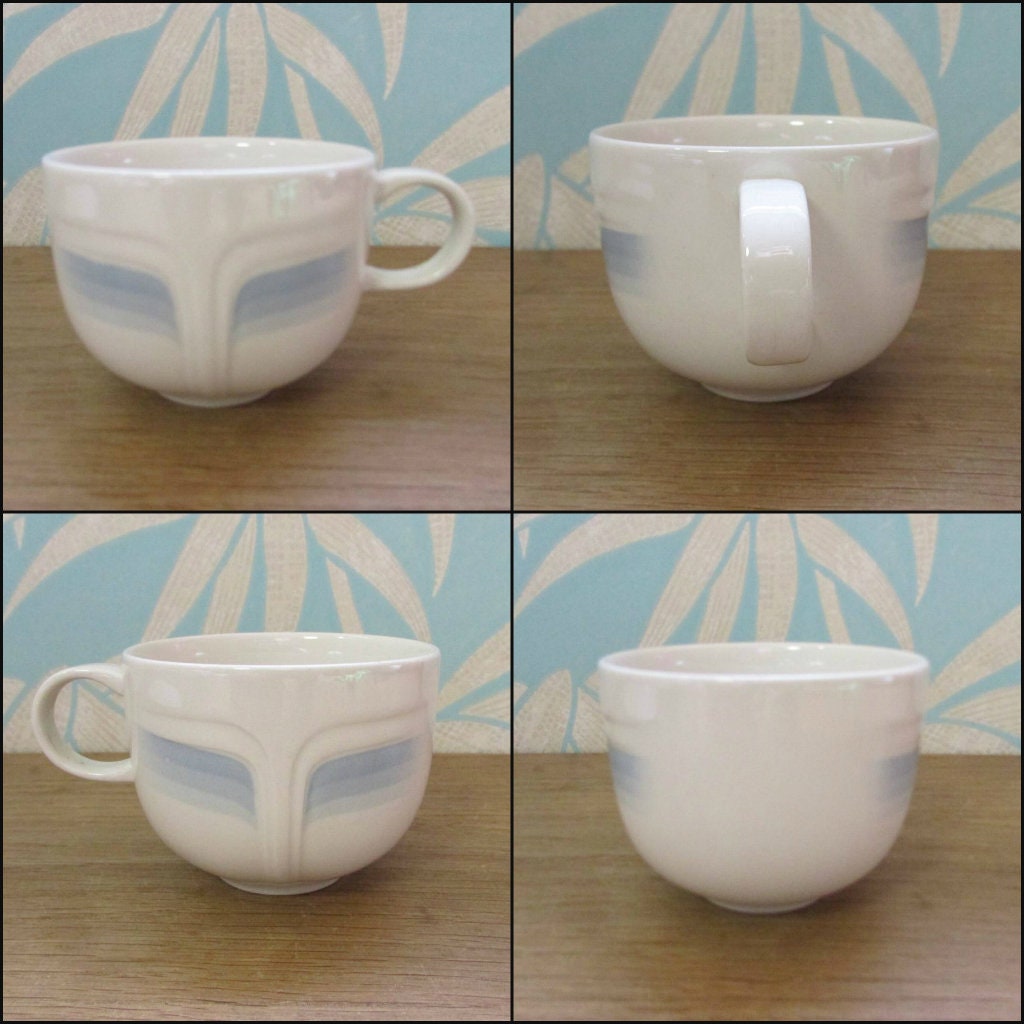 Rare 1980s Johnson Brothers Ironstone Blue Ice tea-set