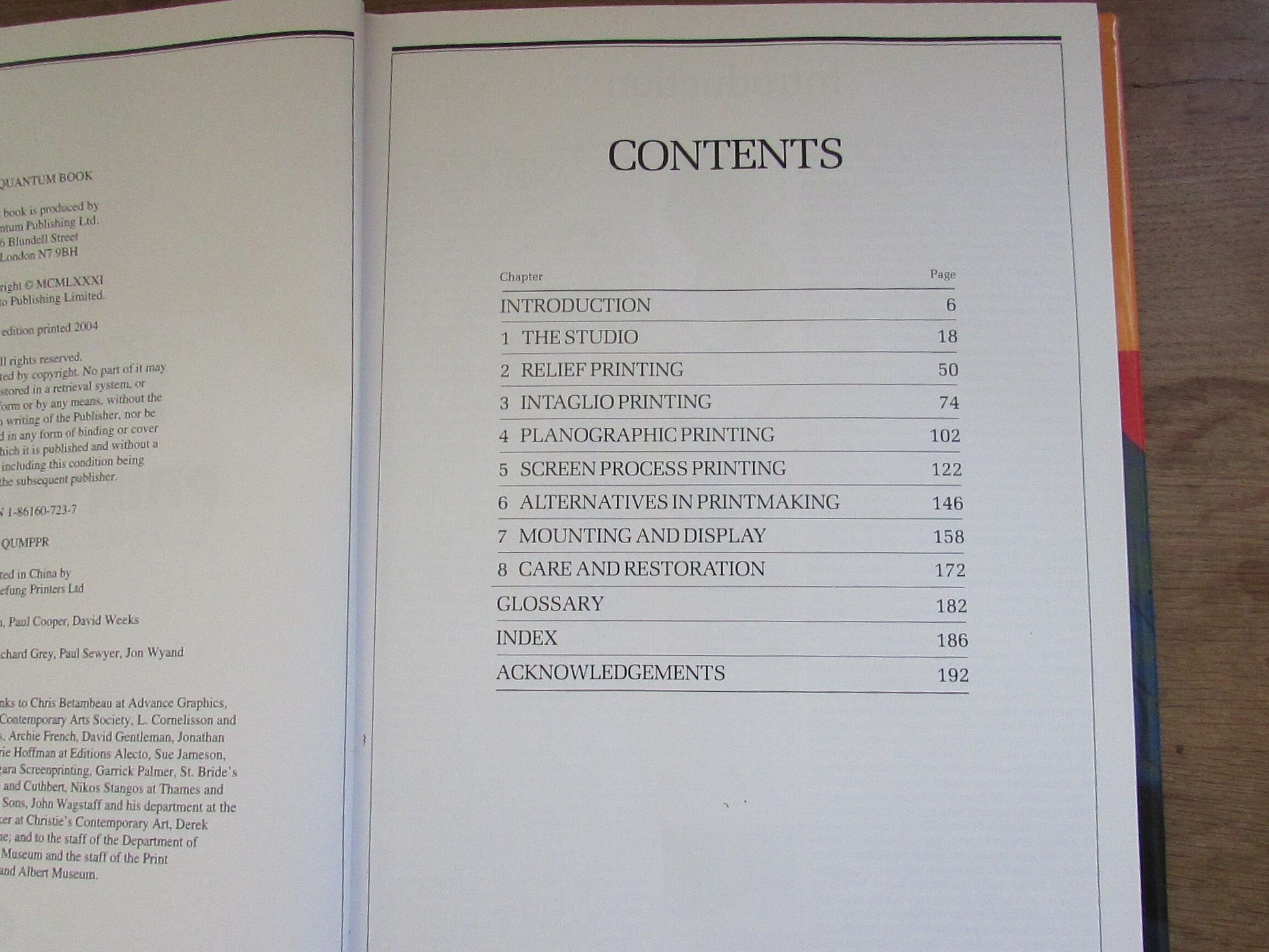 The Complete Guide to Prints & Printmaking, Techniques and Materials, by John Dawson (Hardback, 2004)