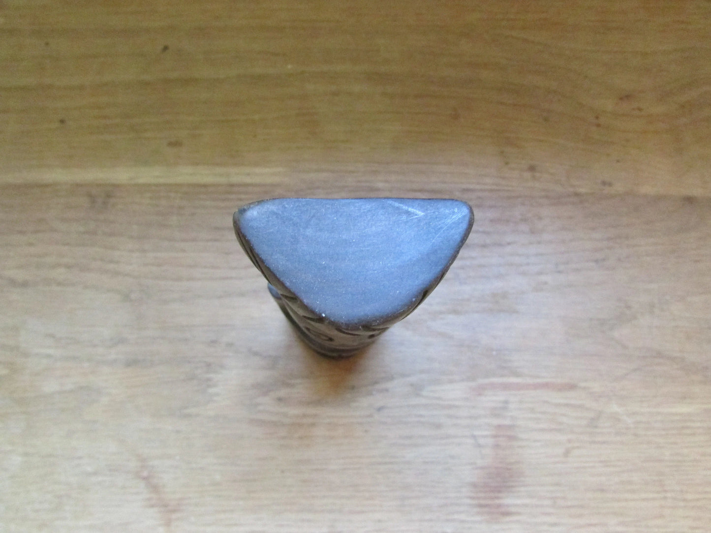 Vintage carved wooden Zemi Cohoba statuette