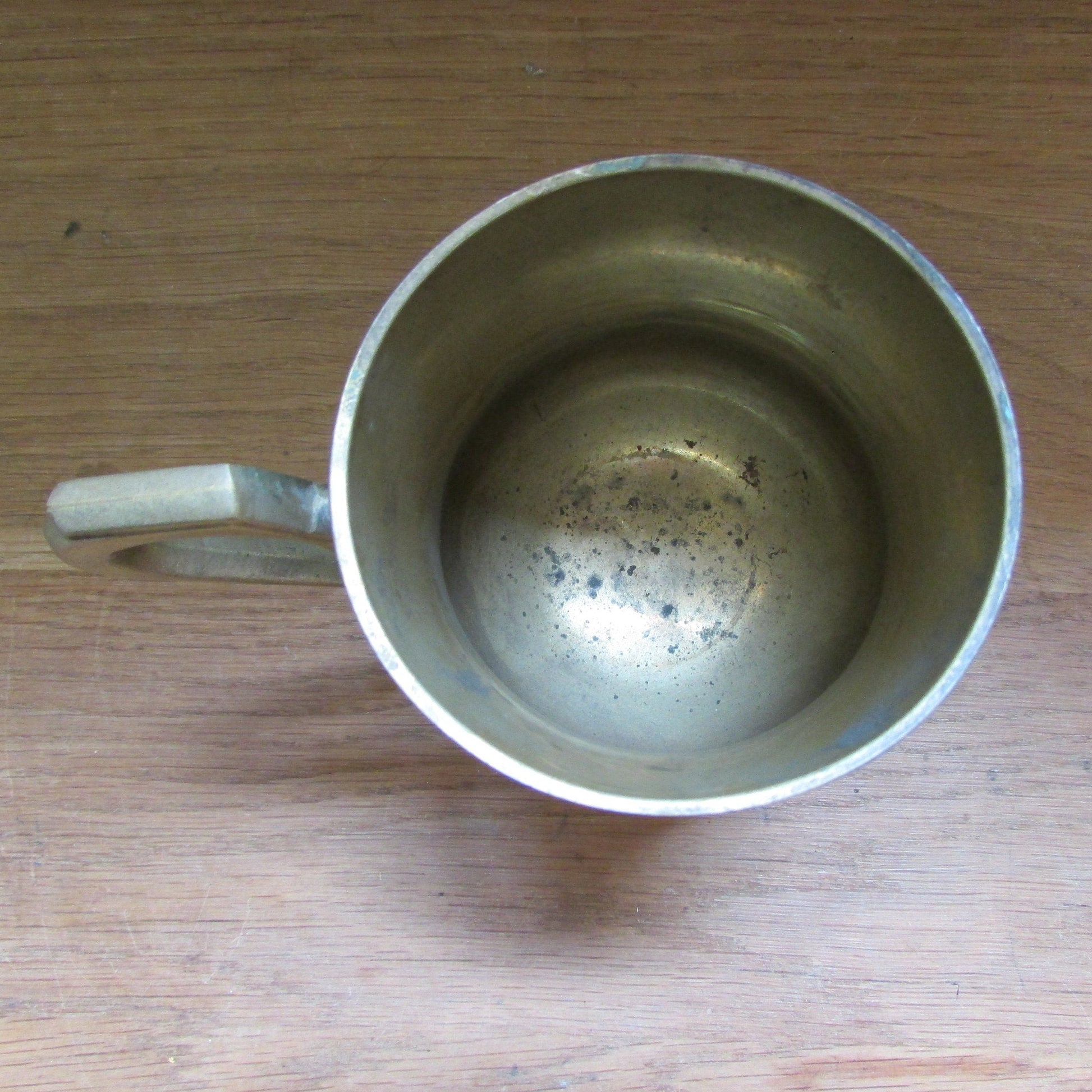 Vintage brass coffee mug/small beer tankard