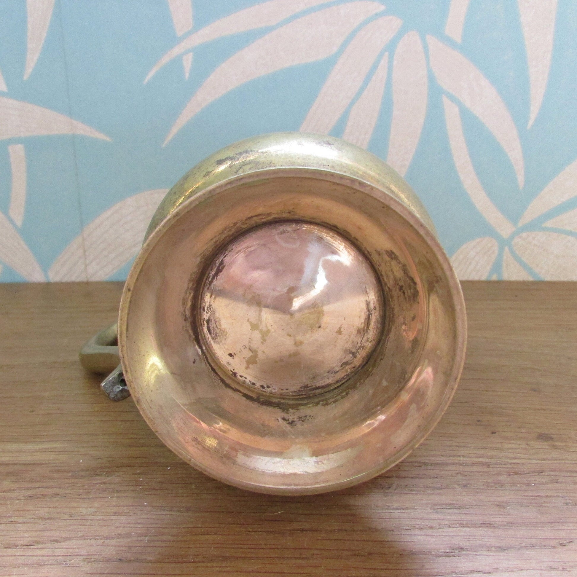 Vintage brass coffee mug/small beer tankard