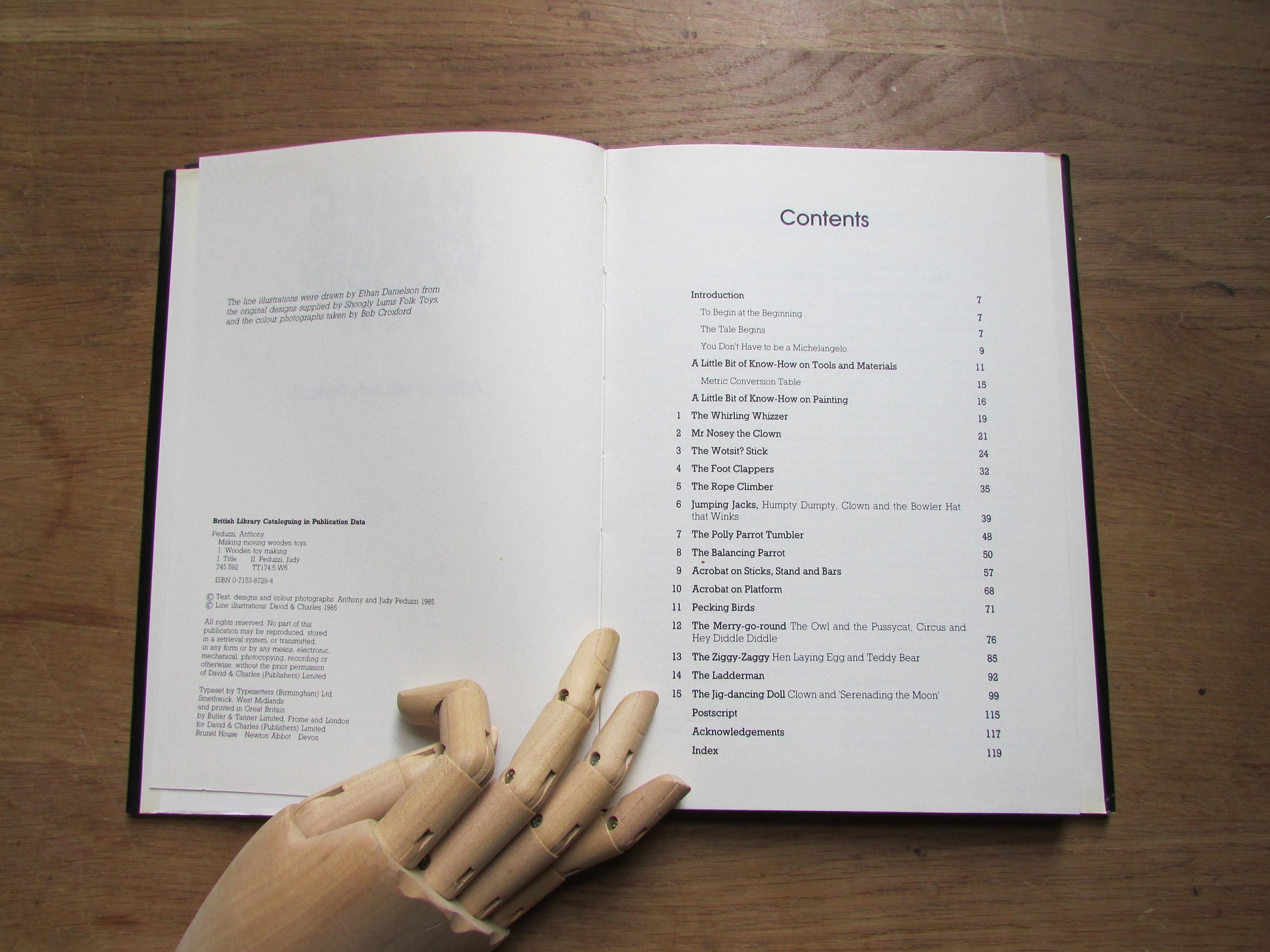 Making Moving Wooden Toys, by Anthony & Judy Peduzzi (Hardback, 1985)