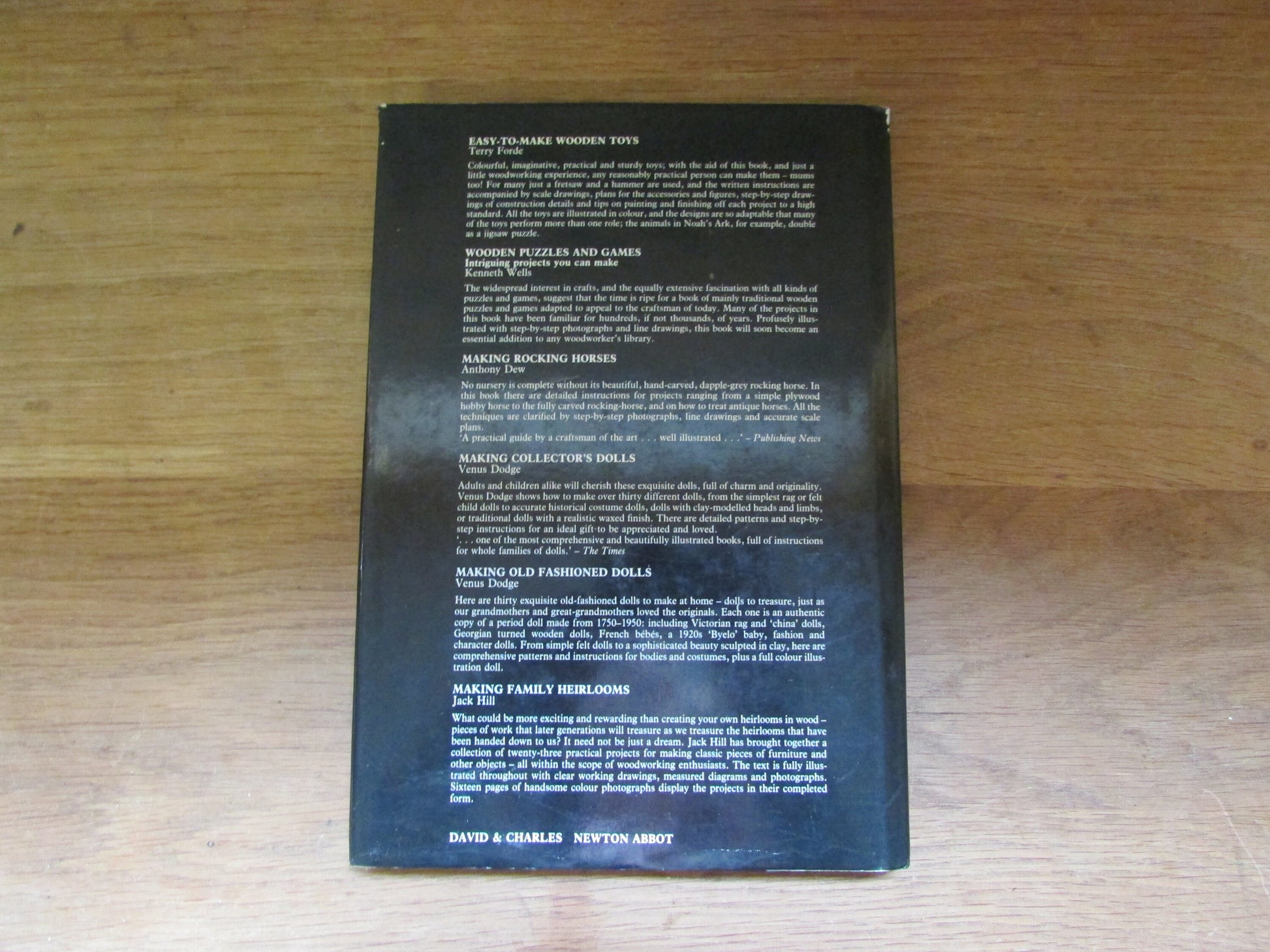 Making Moving Wooden Toys, by Anthony & Judy Peduzzi (Hardback, 1985)