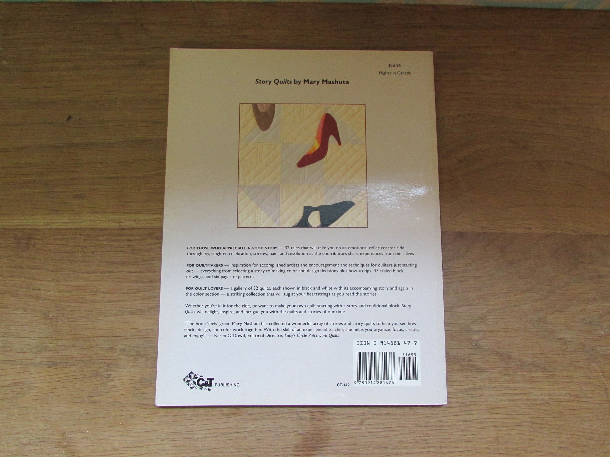 Story Quilts: Telling Your Tale in Fabric, by Mary Mashuta (Softback, 1992)