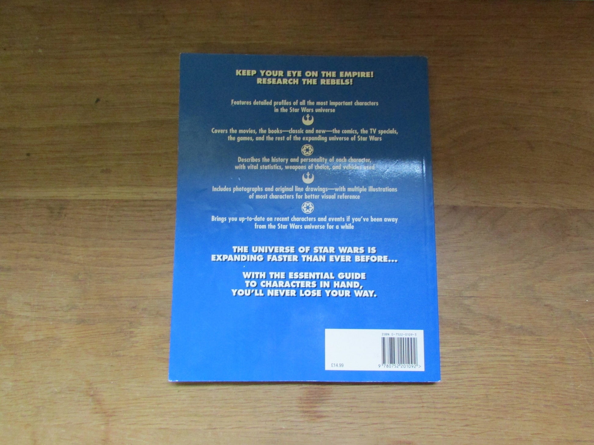 Star Wars: The Essential Guide to Characters, by Andy Mangels (Softback, 1999)