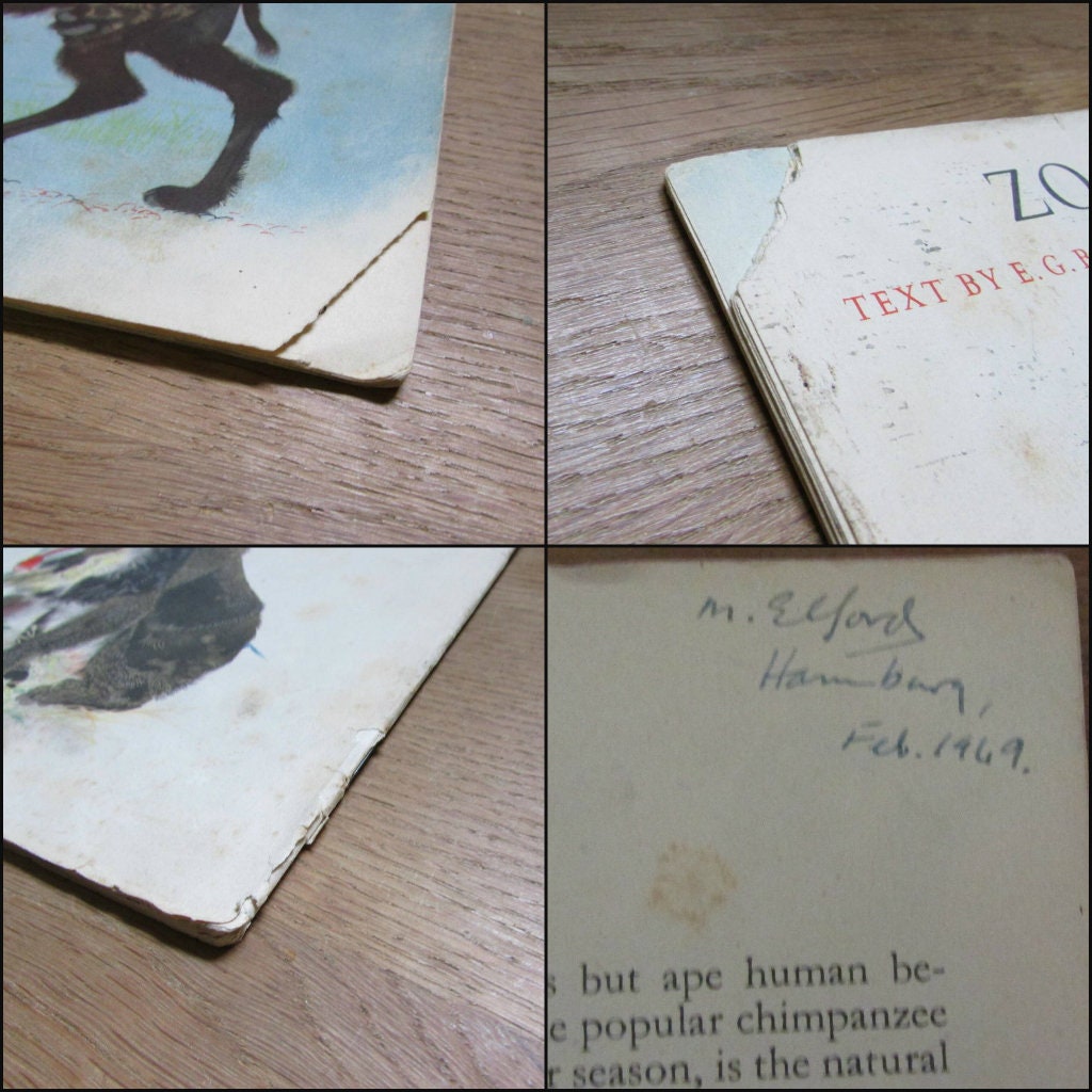 Zoo Animals, by E.G Boulenger (Softback, 1948)