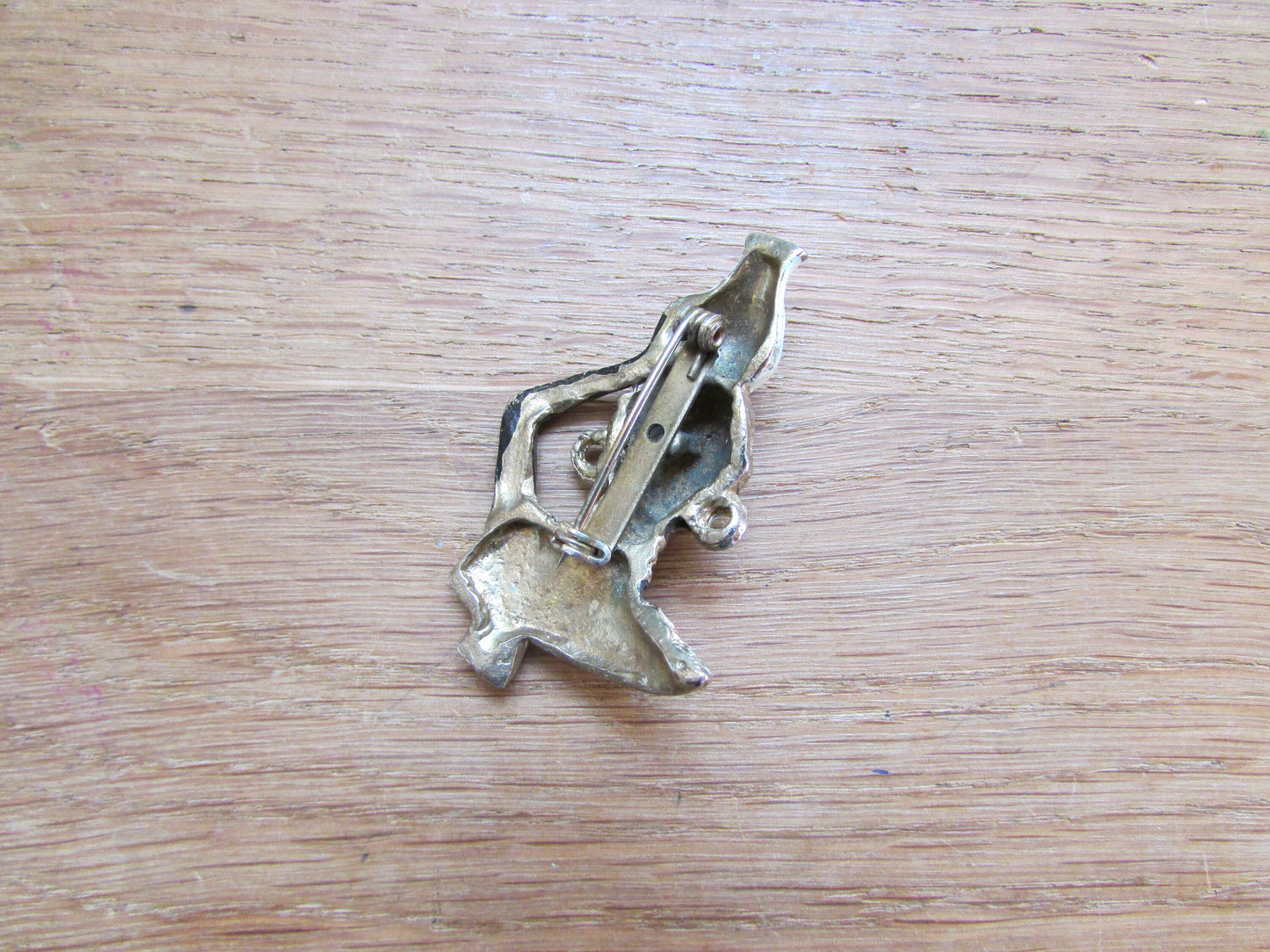 Vintage Blackamoor handpainted enamel tribal bust brooch