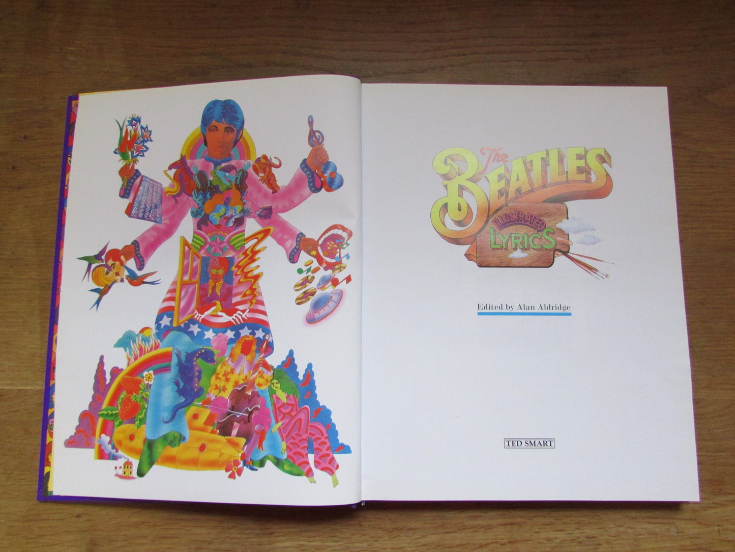 The Beatles Illustrated Lyrics, by Alan Aldridge (Hardback, 1998)