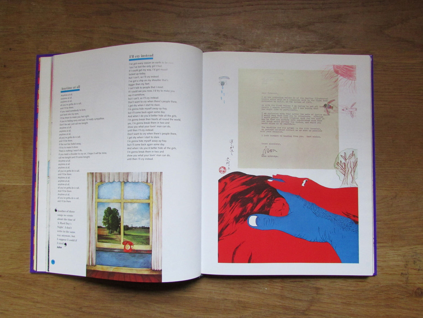 The Beatles Illustrated Lyrics, by Alan Aldridge (Hardback, 1998)