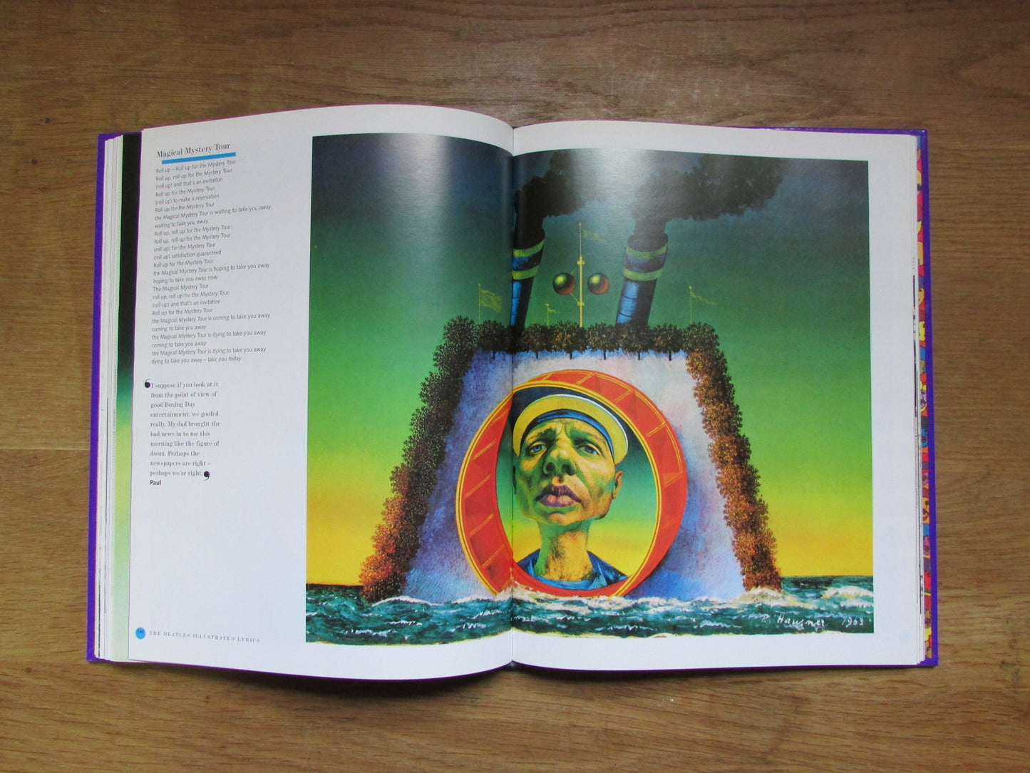 The Beatles Illustrated Lyrics, by Alan Aldridge (Hardback, 1998)