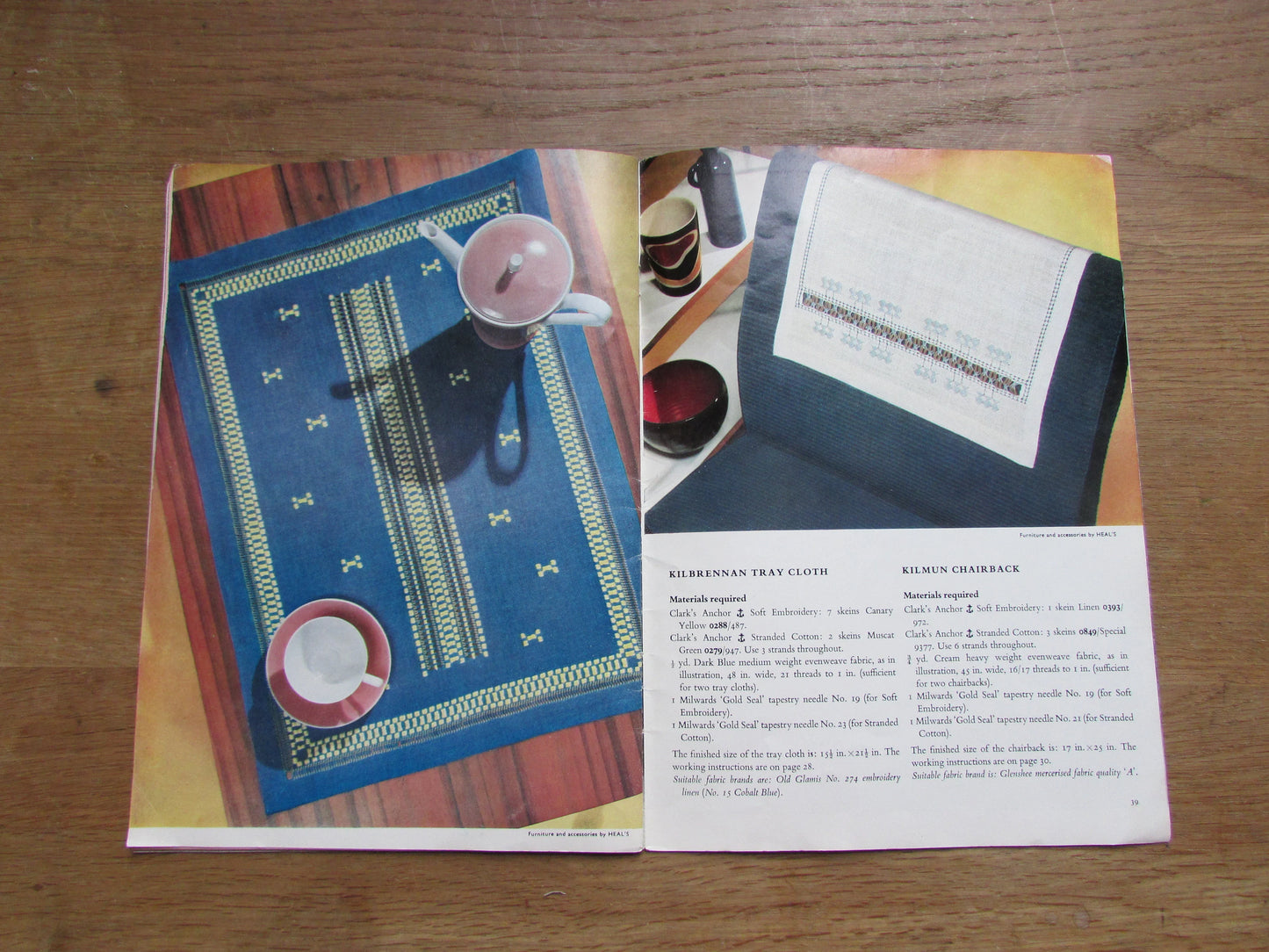 1965 Anchor Drawn Thread Embroidery Book No.650