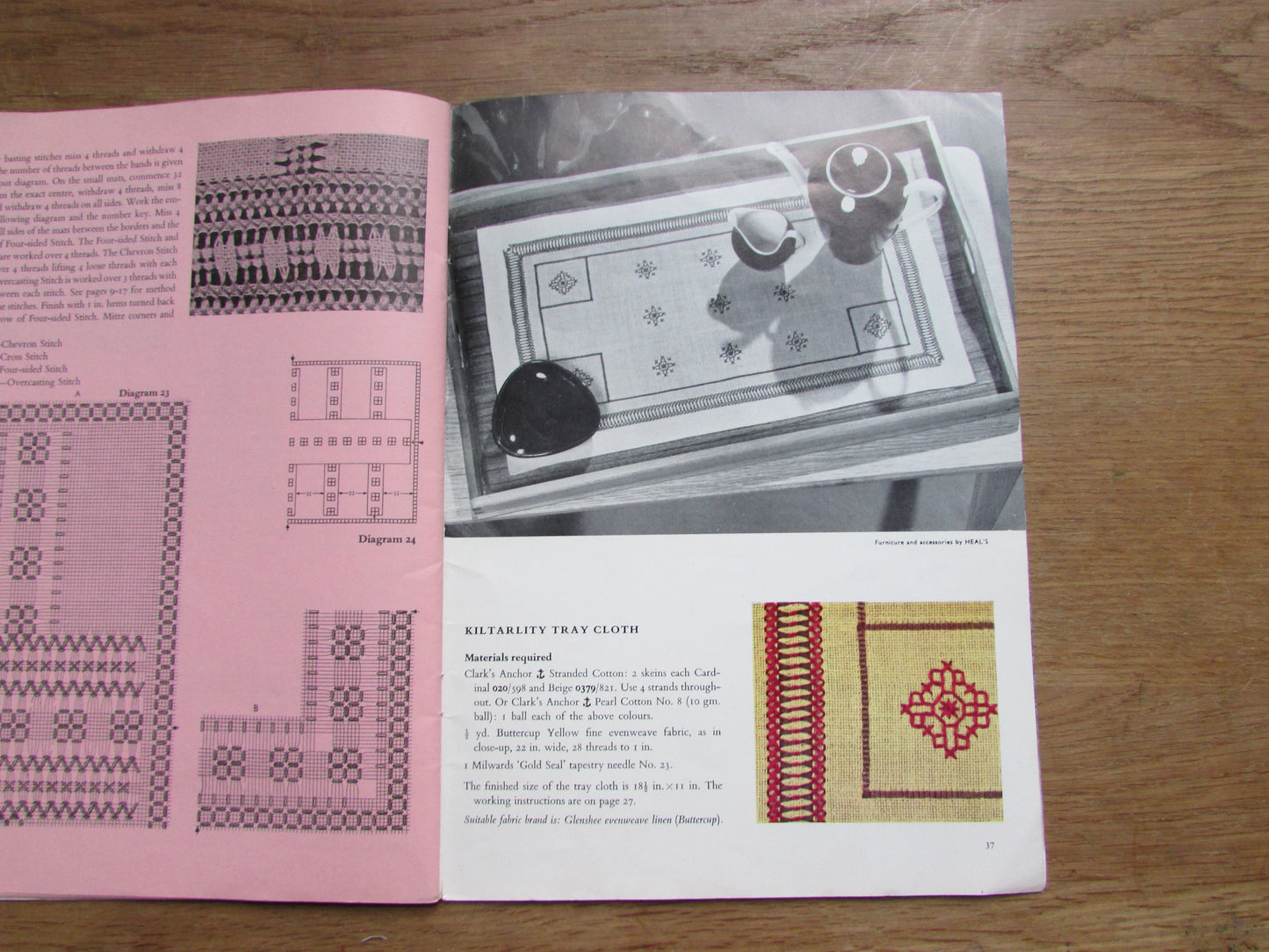 1965 Anchor Drawn Thread Embroidery Book No.650