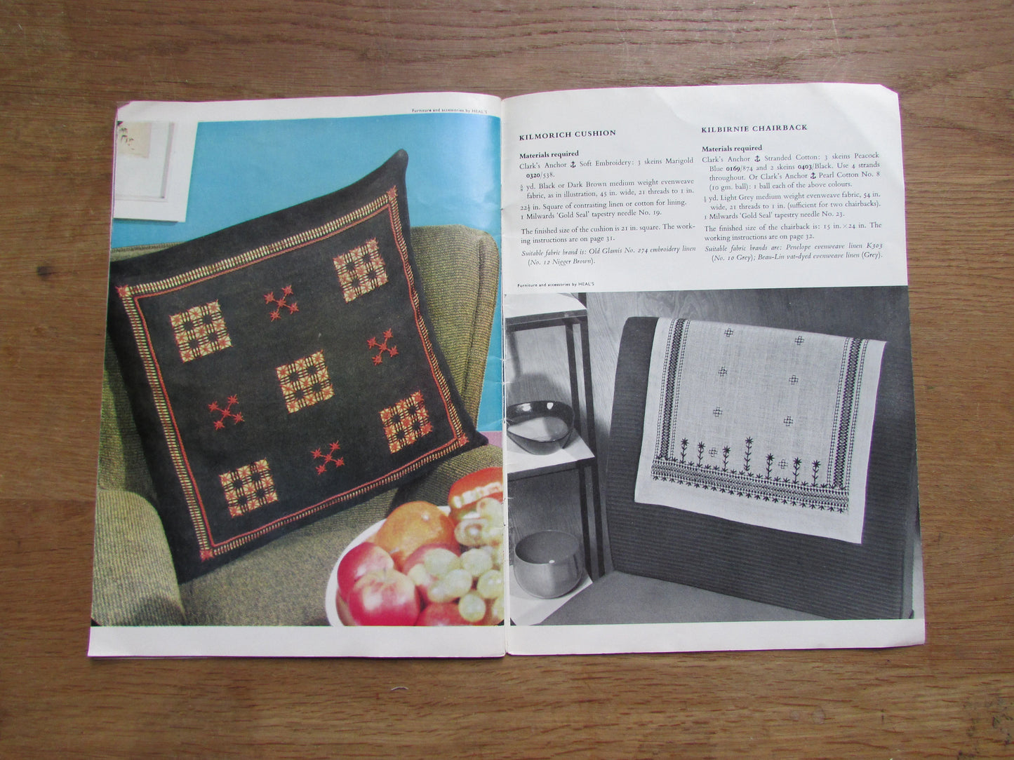 1965 Anchor Drawn Thread Embroidery Book No.650