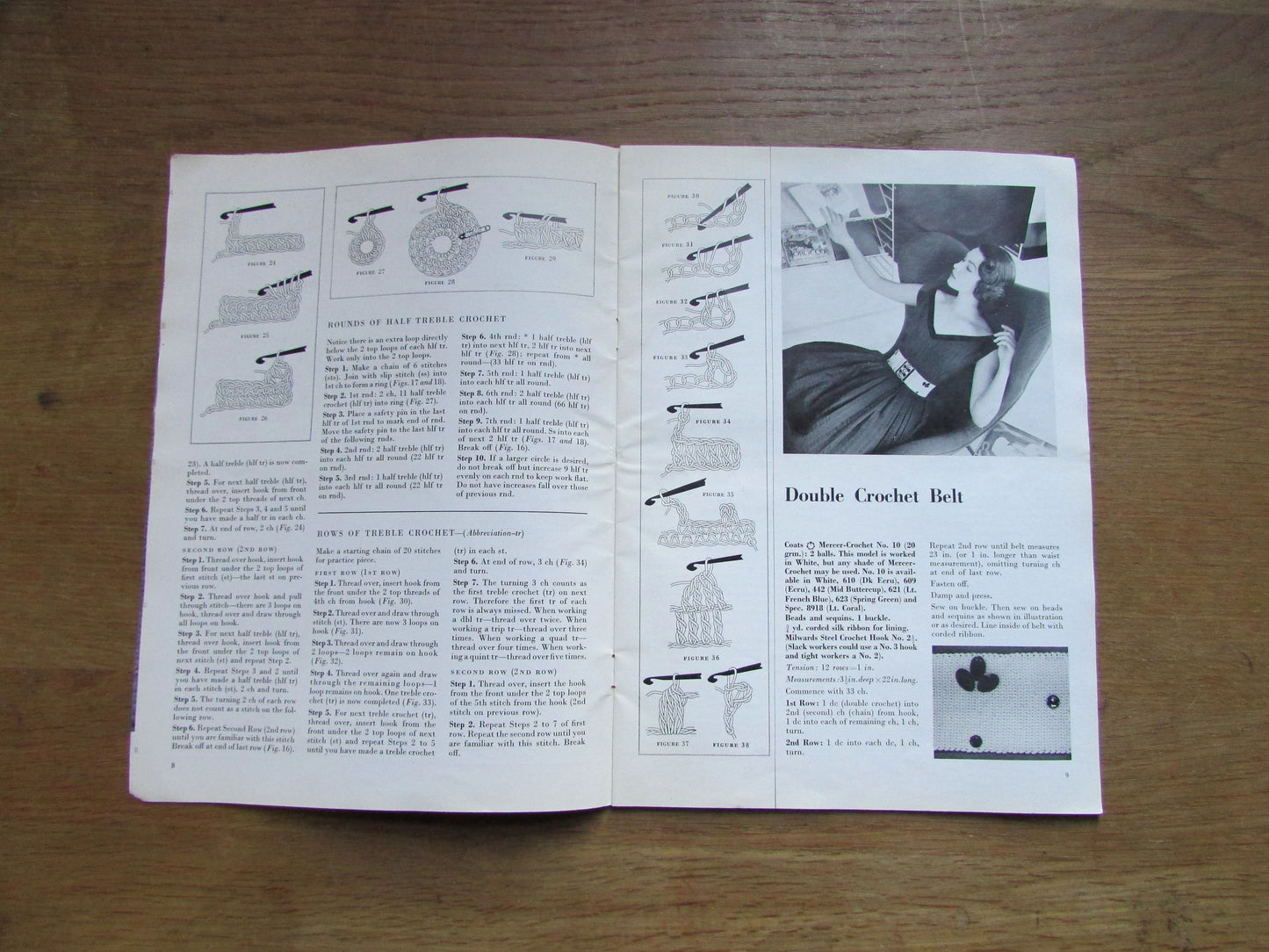 1963 Coats Learn to Crochet No.507 pattern booklet