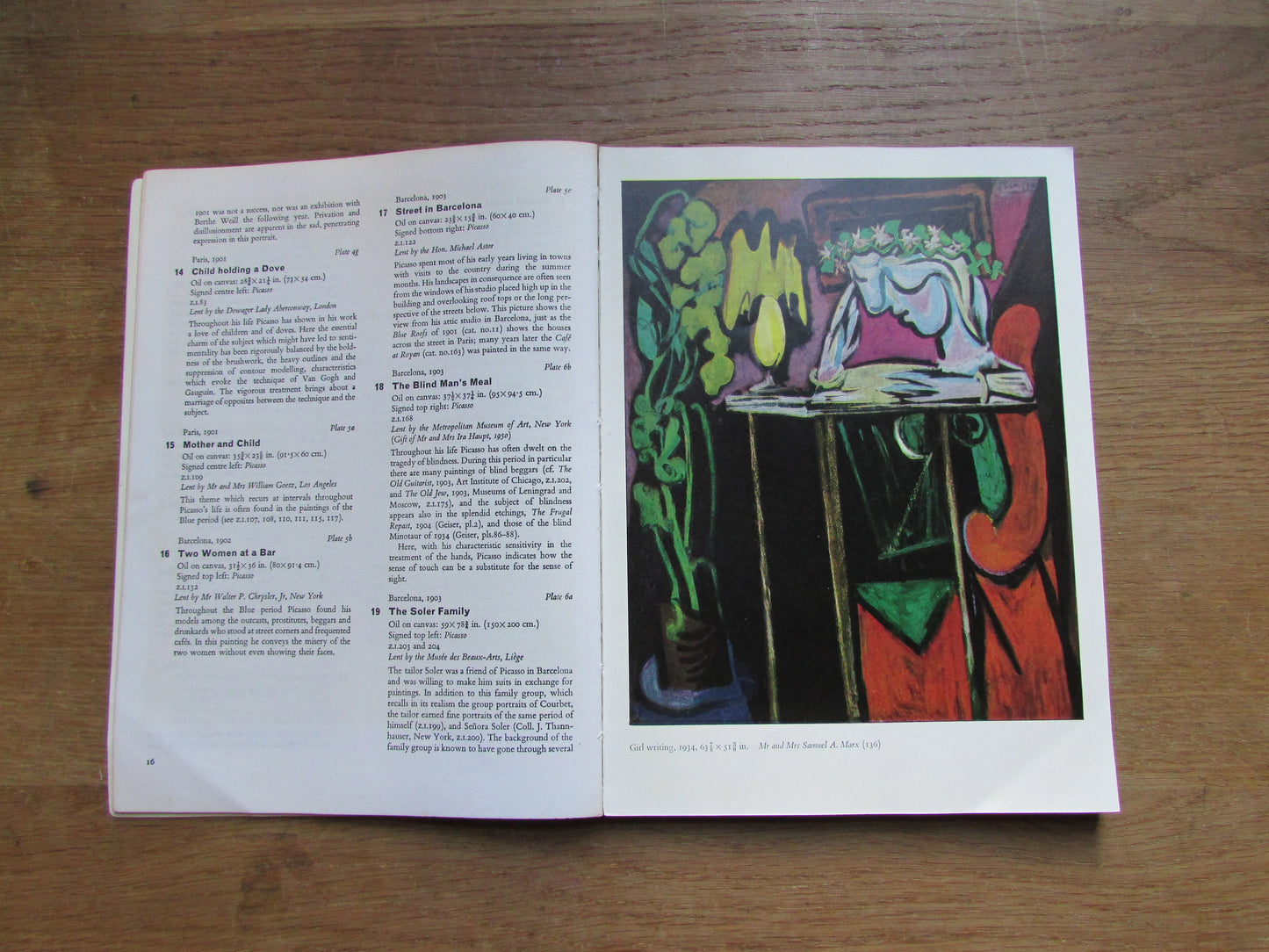 Picasso: The Arts Council of Great Britain (Softback, 1960)
