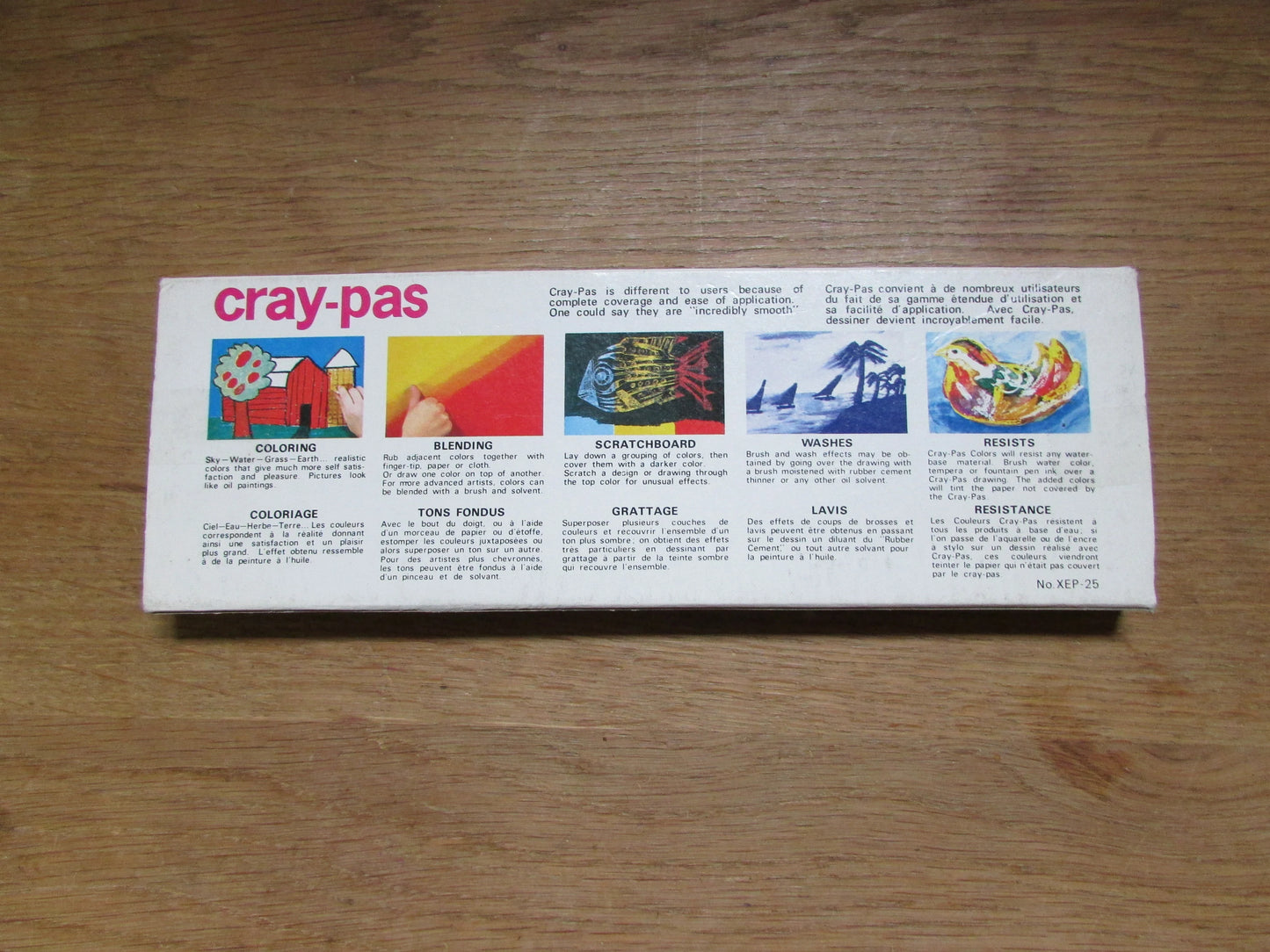 Used vintage Sakura Spectrum Original Oil Pastels, 25 colours