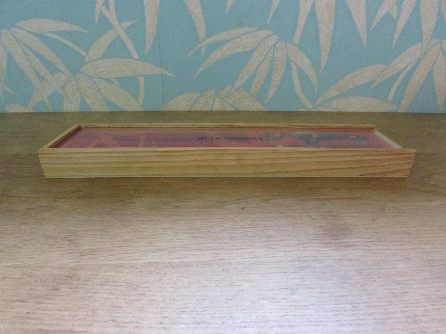 1980s Le Creuset carving knife & pronged fork set