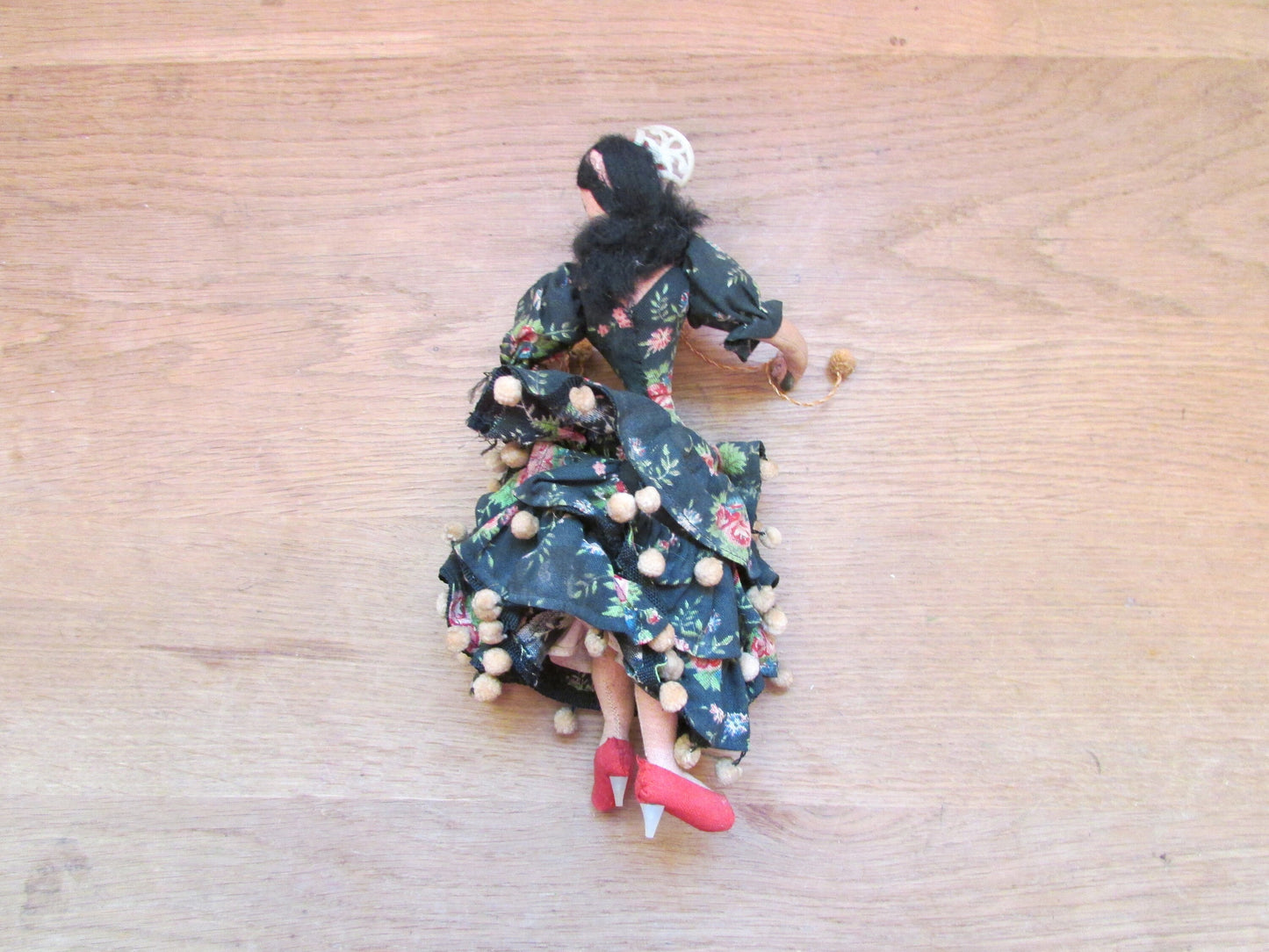 Collectable vintage Layna Flamenco dancer art doll, made in Barcelona