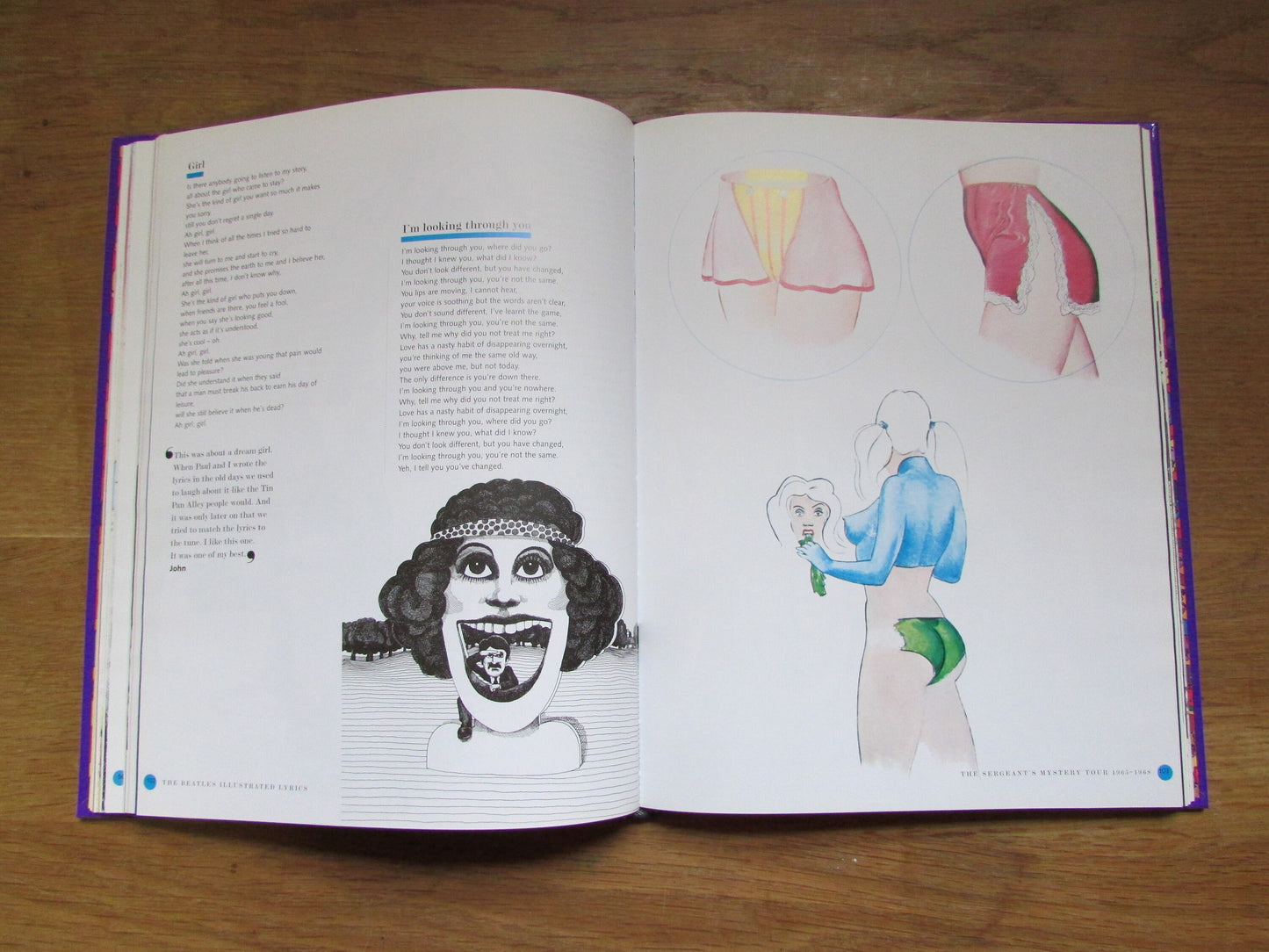 The Beatles Illustrated Lyrics, by Alan Aldridge (Hardback, 1998)