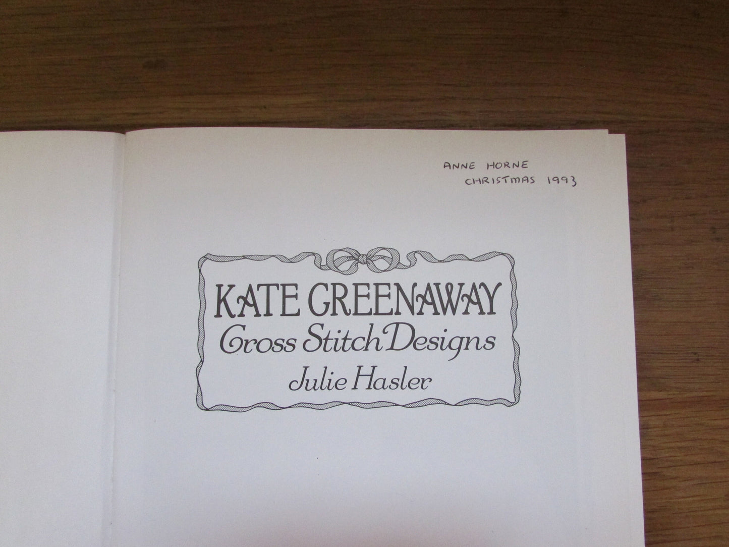 Kate Greenaway Cross Stitch Designs, by Julie Haster (Softback, 1993)