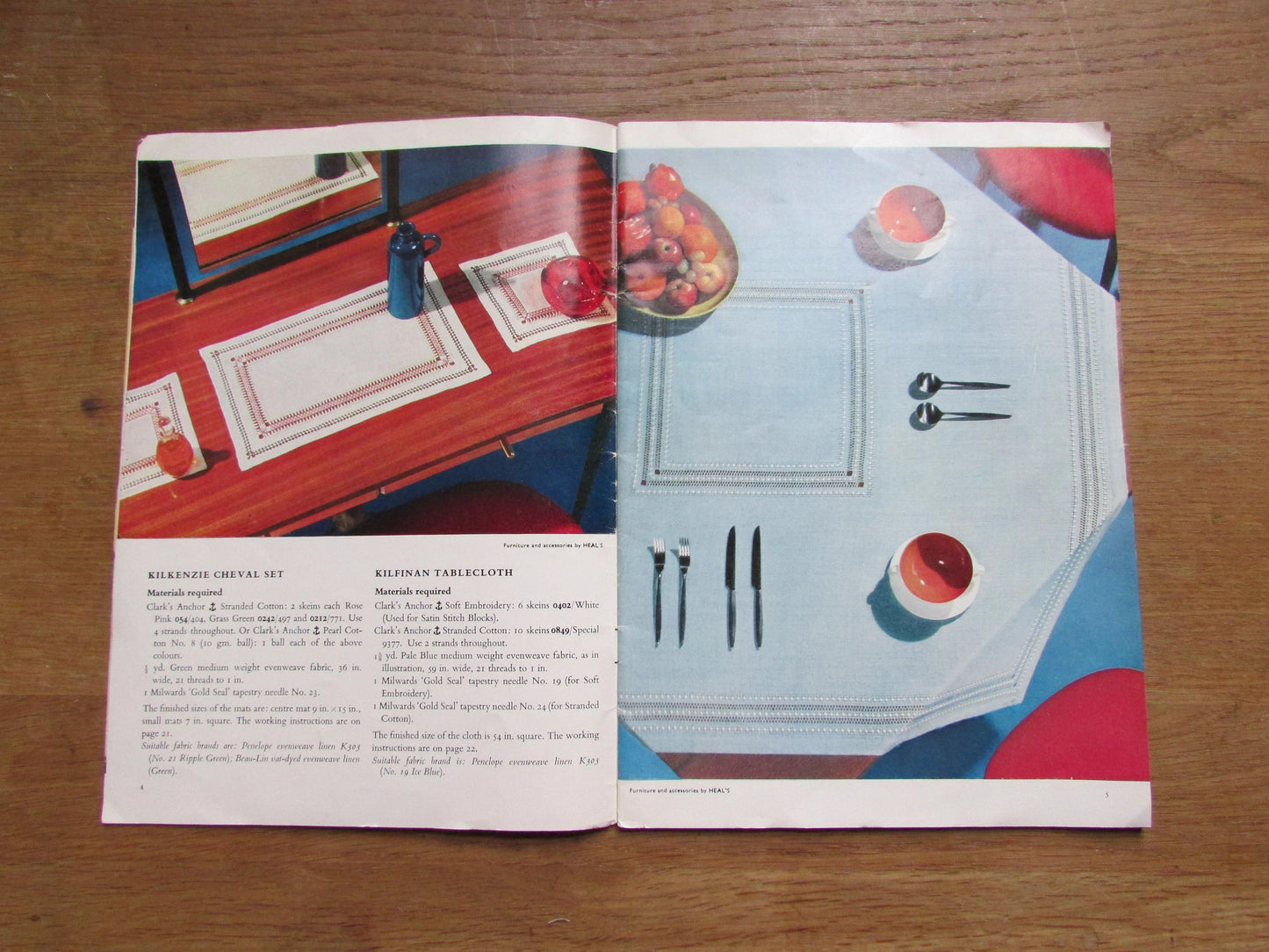 1965 Anchor Drawn Thread Embroidery Book No.650