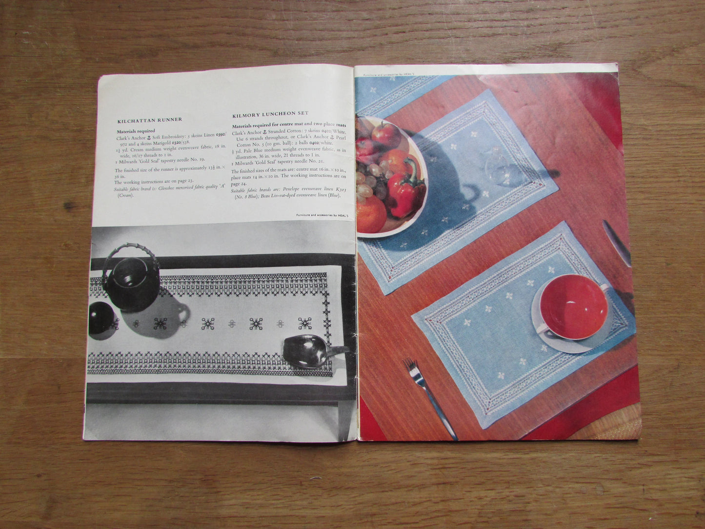 1965 Anchor Drawn Thread Embroidery Book No.650