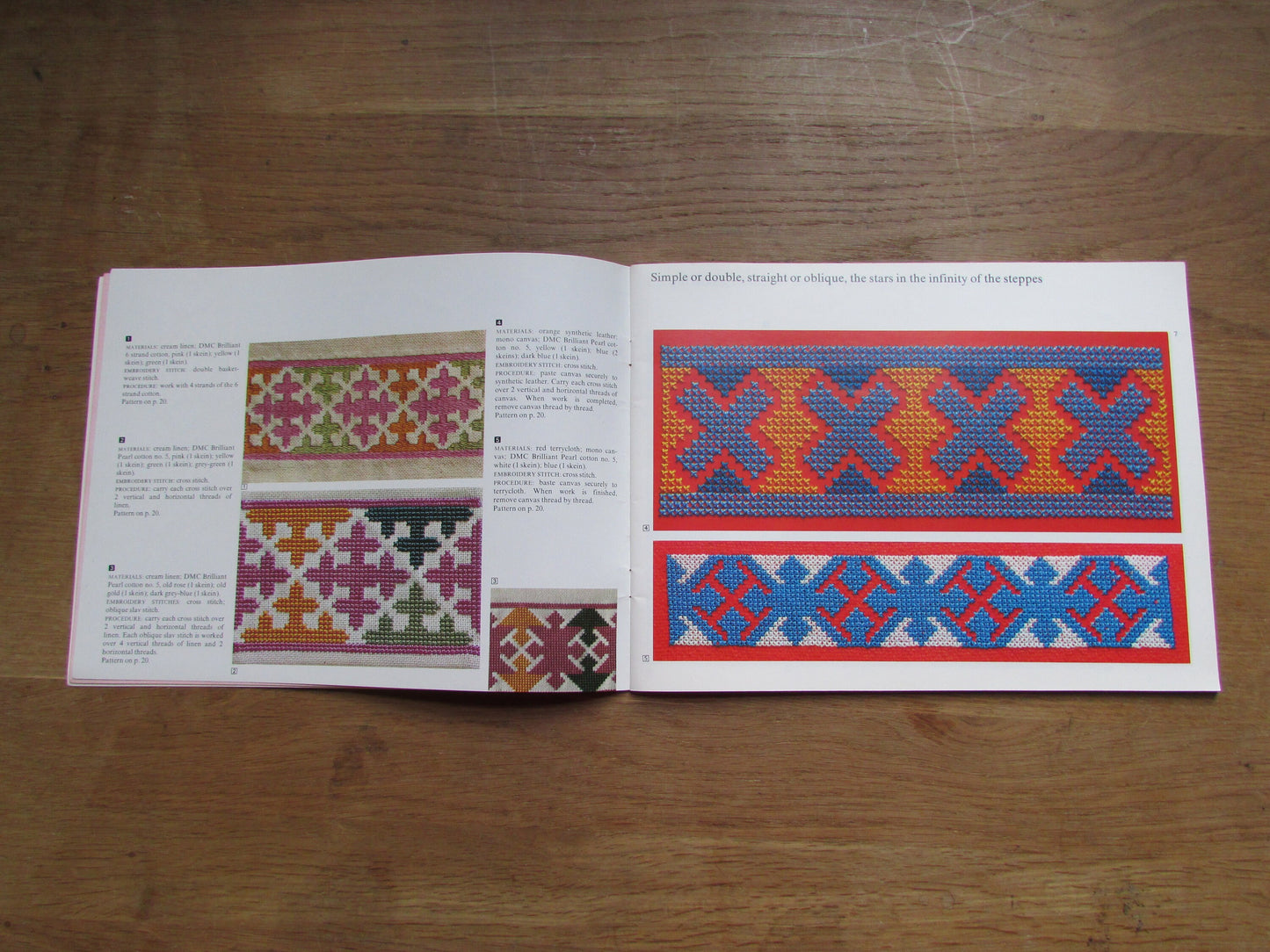 Central Asian Embroideries: a journey through embroidery, by T.H De Dillmont (Softback, 1978)