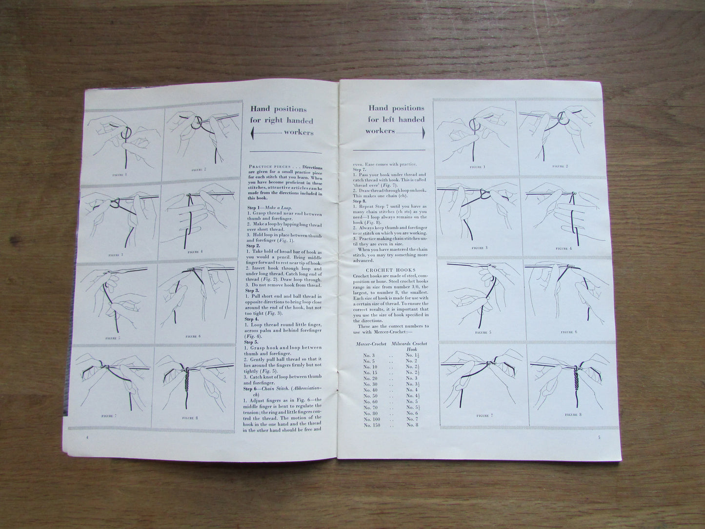 1963 Coats Learn to Crochet No.507 pattern booklet