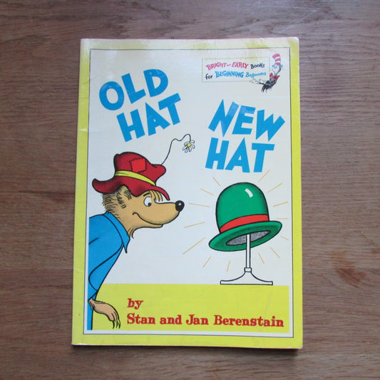 Old Hat New Hat, by Stan & Jan Berenstain (Softback, 1971)