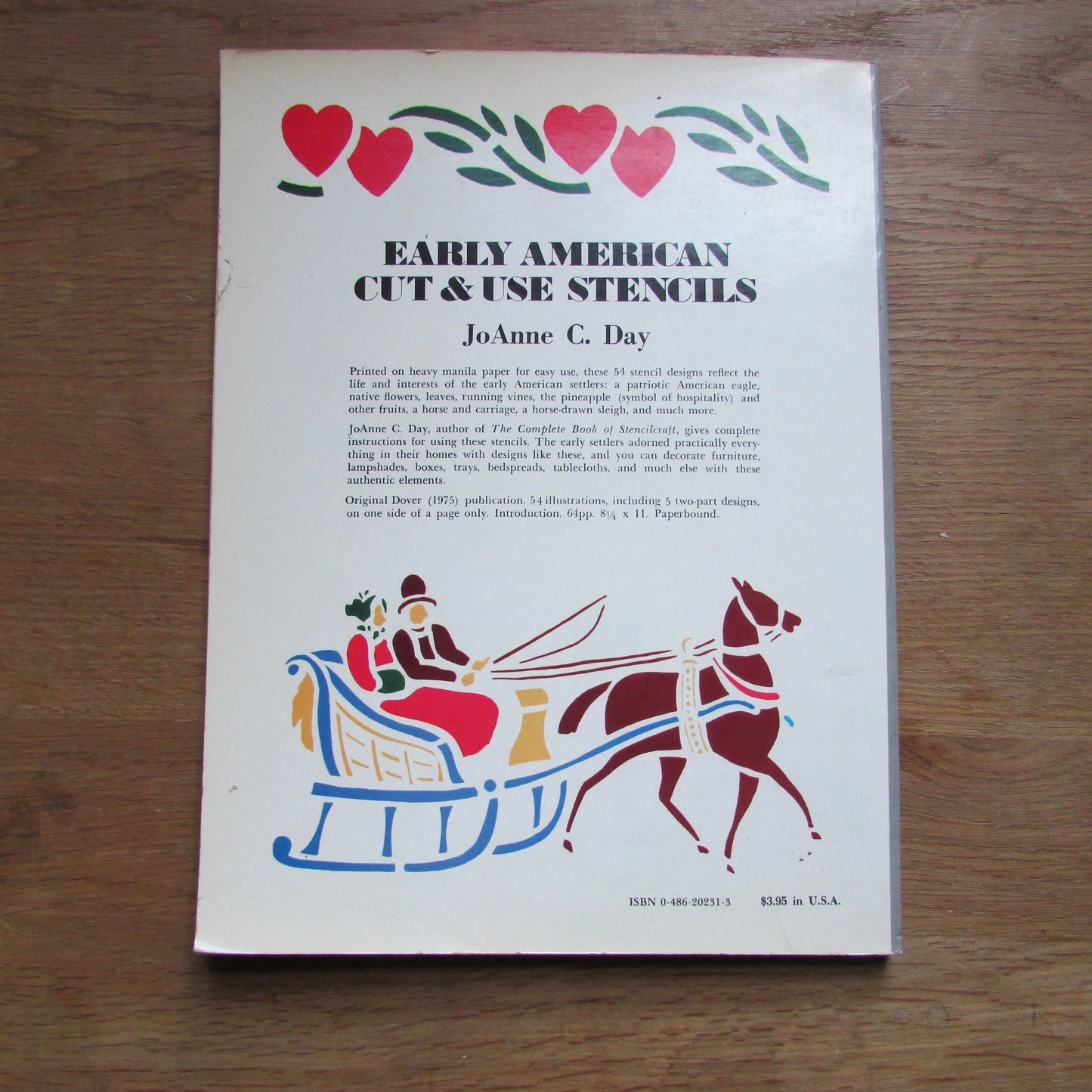 Early American Cut & Use Stencils, by JoAnne C. Day (Softback, 1975)