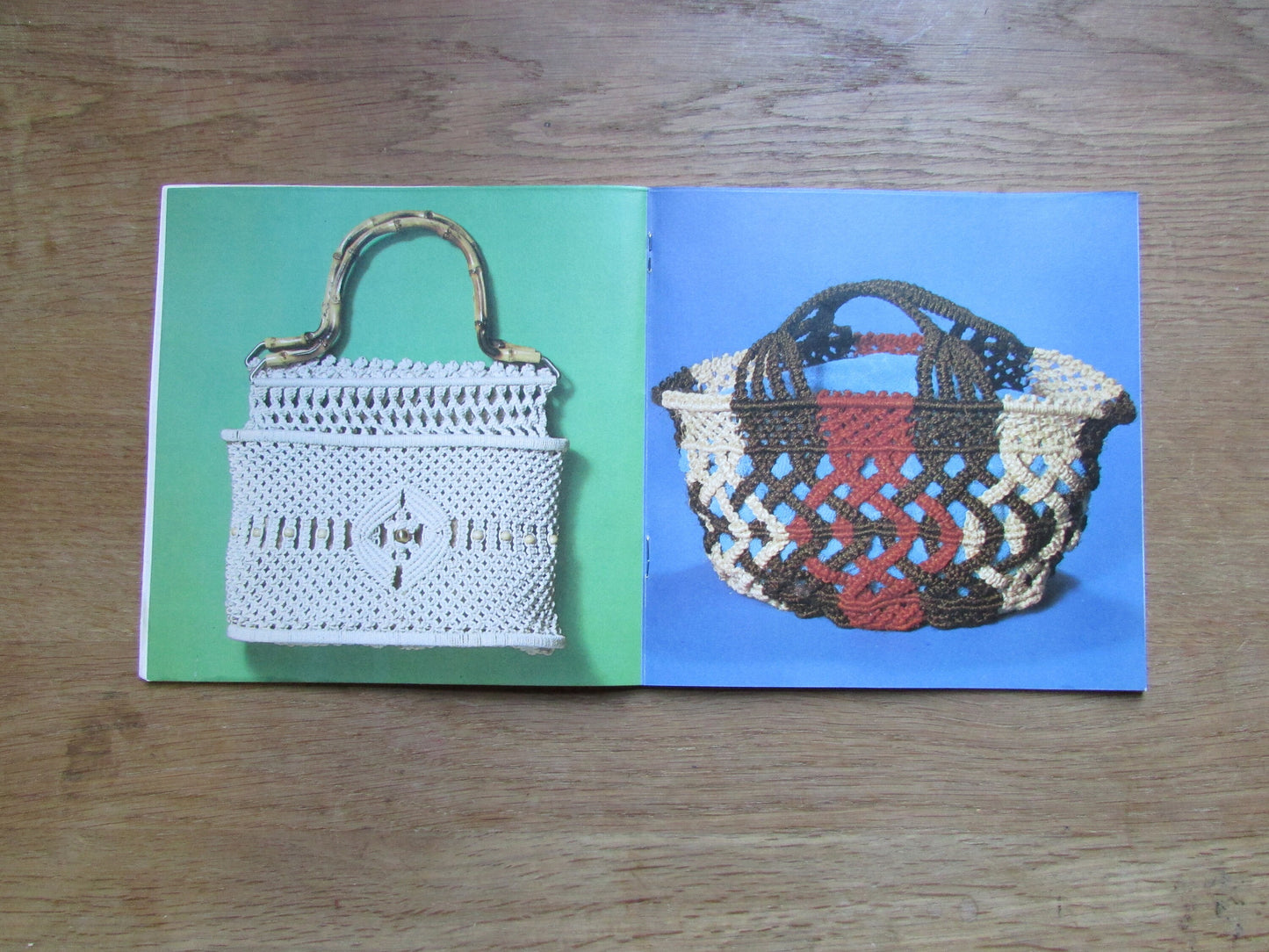 Leisure Crafts No.76: Macrame Bags & Belts, by Kit Pyman, and Jan Messent (Softback, 1979)