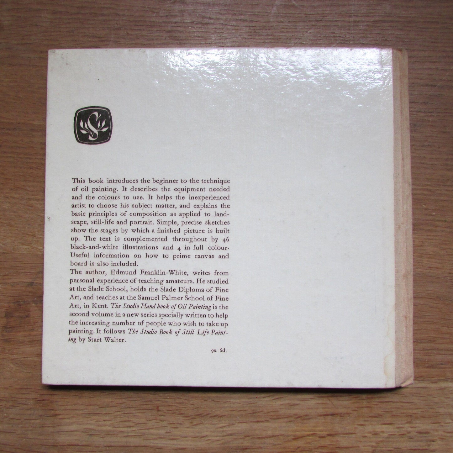 The Studio Book of Oil Painting, by E. Franklin-White (Hardback, 1961)