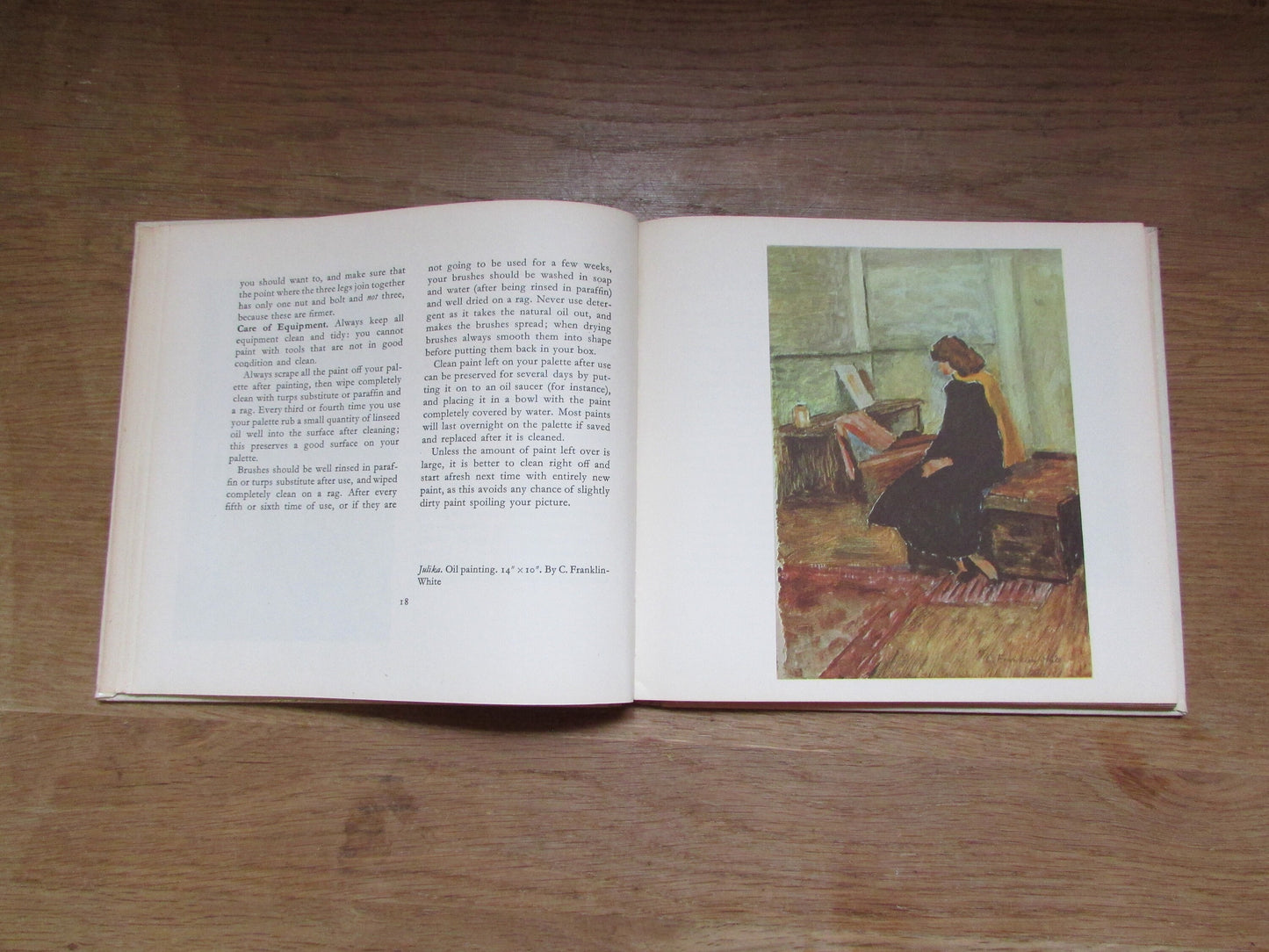The Studio Book of Oil Painting, by E. Franklin-White (Hardback, 1961)