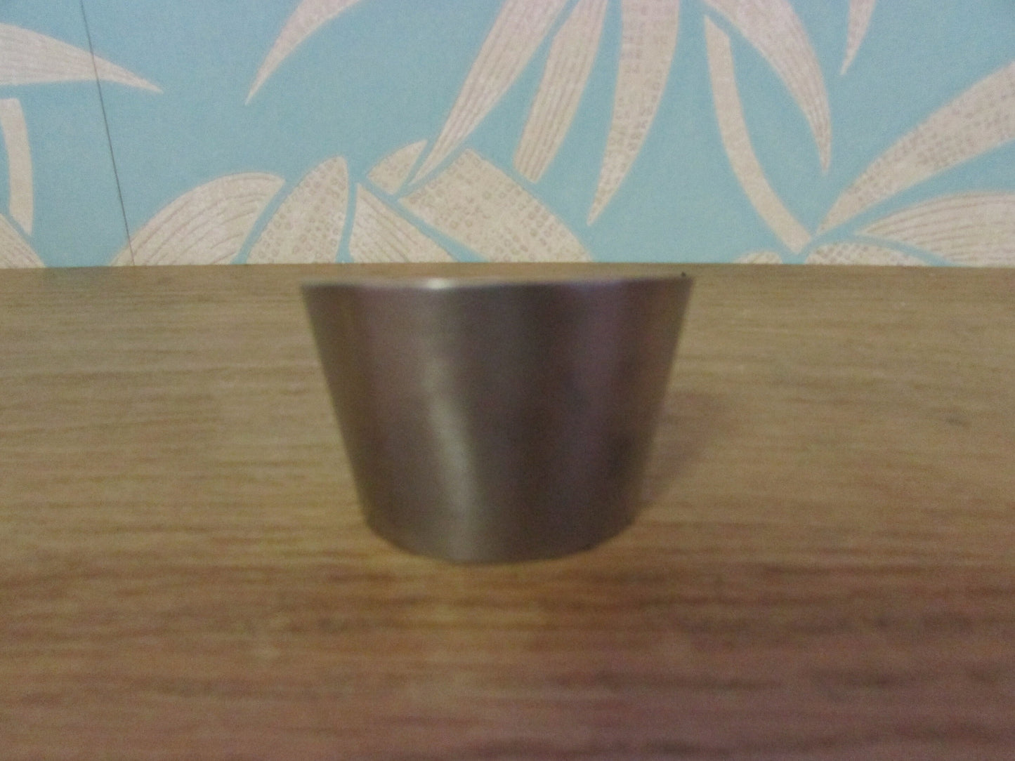 Set of 6 1970s stainless steel cuff napkin rings