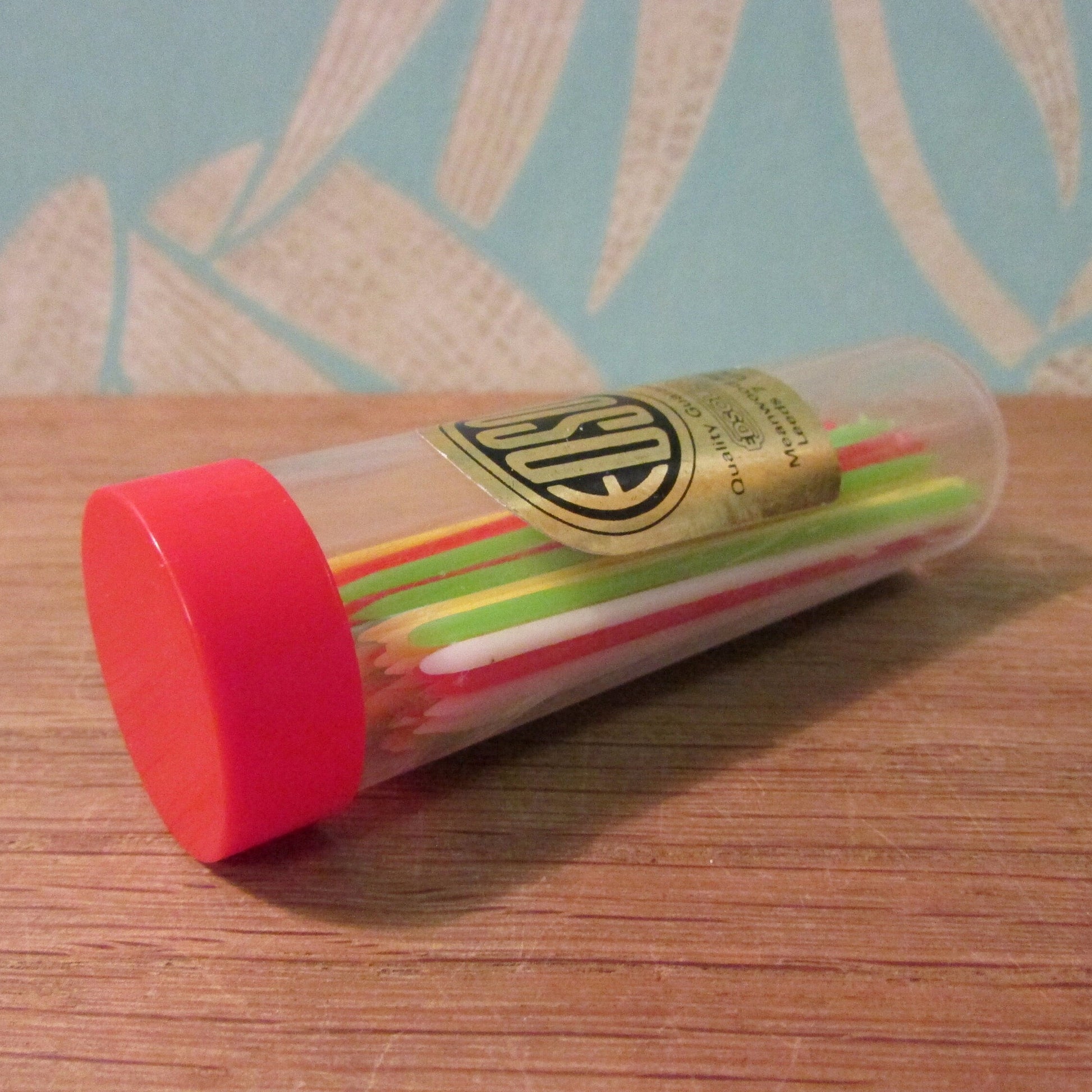 1970s Edsol coloured plastic party picks