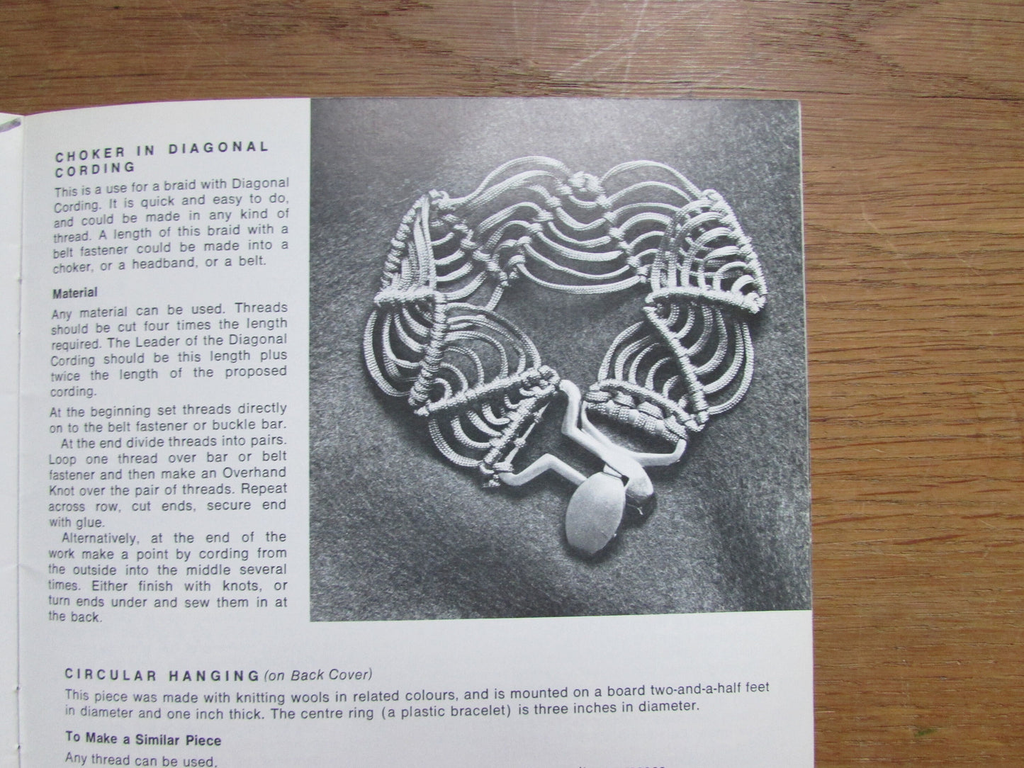 Leisure Crafts No.35: Macramé 1, by Kit Pyman (Softback, 1975)