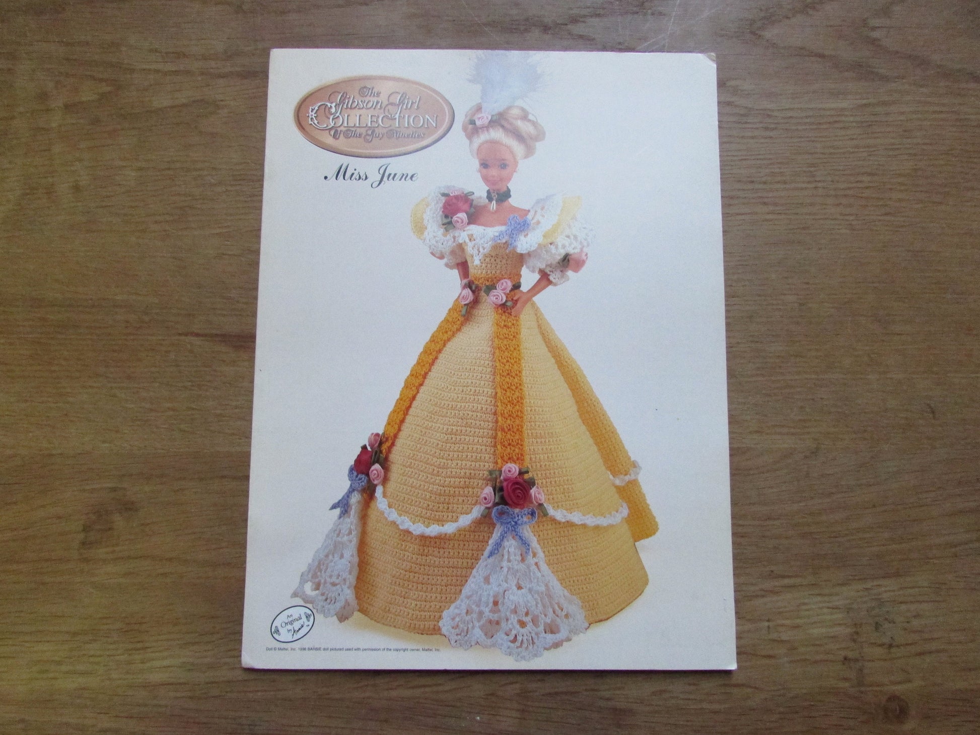 Assorted 1990s Annie's Attic doll collectors series crochet patterns