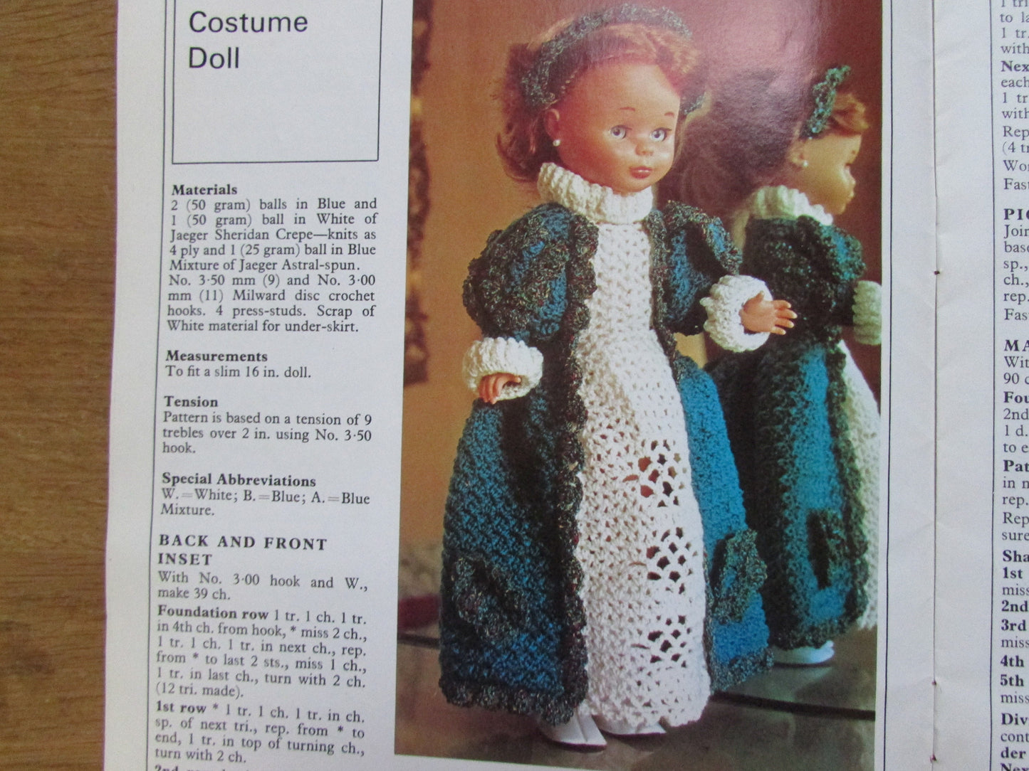 1970s Jaeger Treasure Trove 103 needlework pattern booklet
