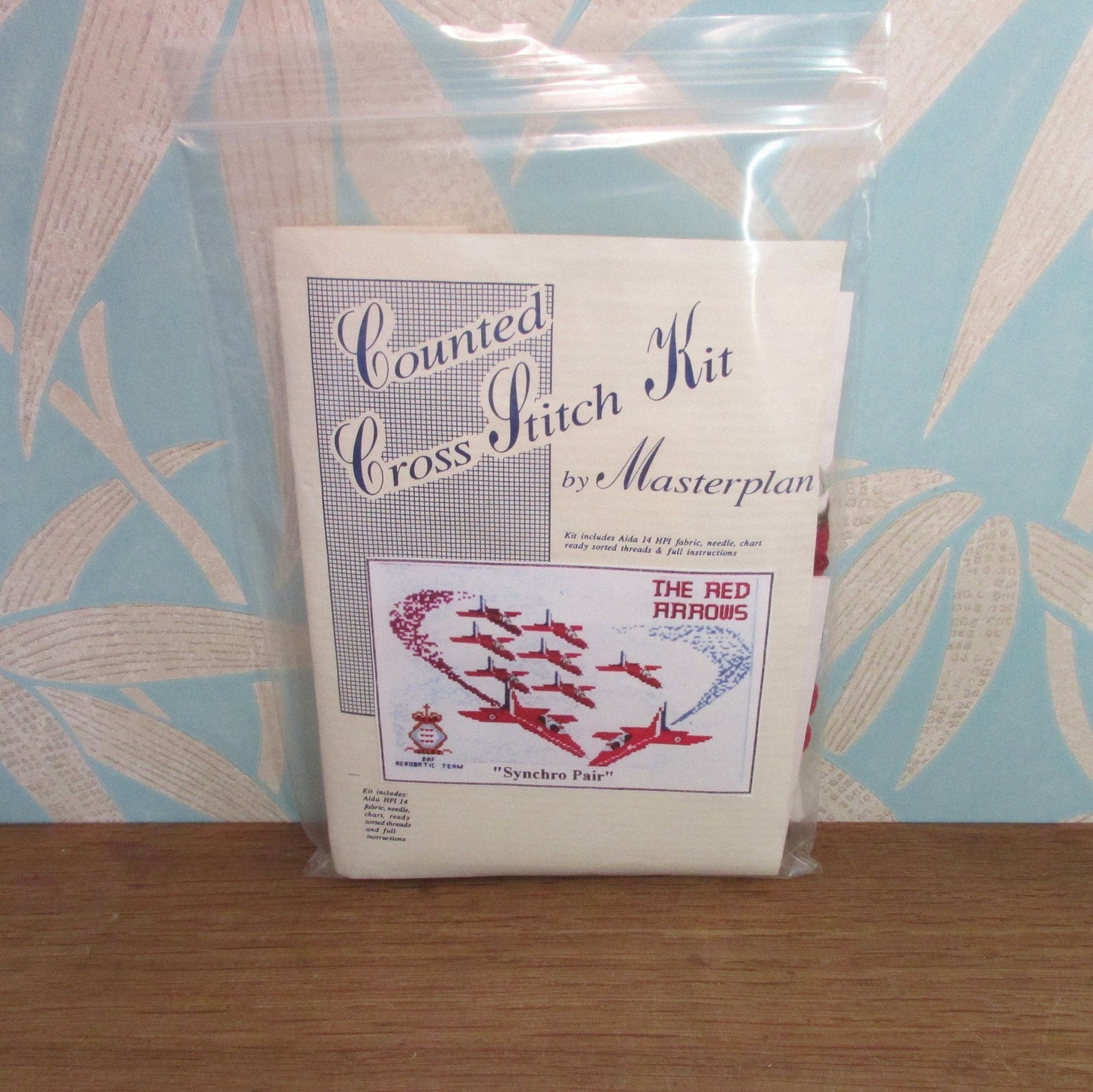 Vintage Masterplan counted cross stitch kit The Red Arrows "Synchro Pair"